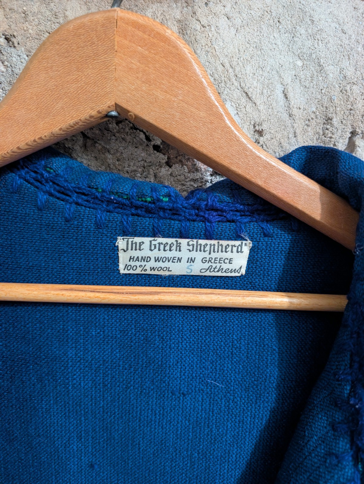 Vintage 100oercent Wool Vest Hooded Made In greece