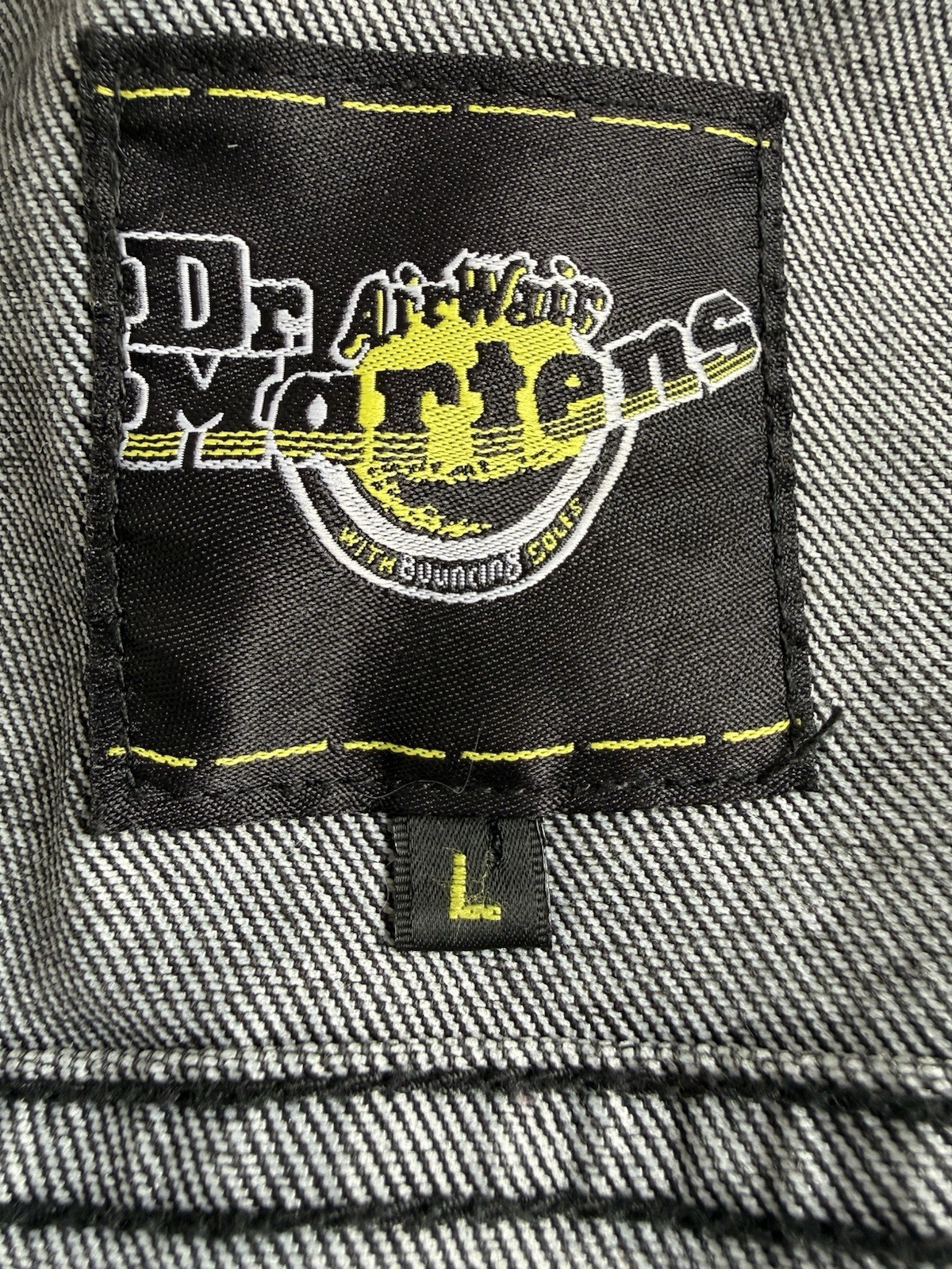 Vintage Y2K Vintage Dr Martens Air Wair Waxed Jacket Silver Gray Size Large