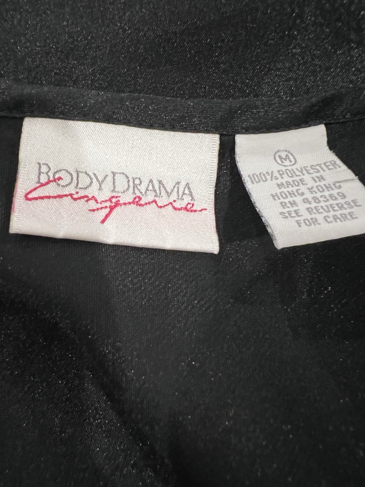 BODY DRAMA LINGERIE – Women’s VINTAGE Satin Spaghetti Strap Nightgown – Medium