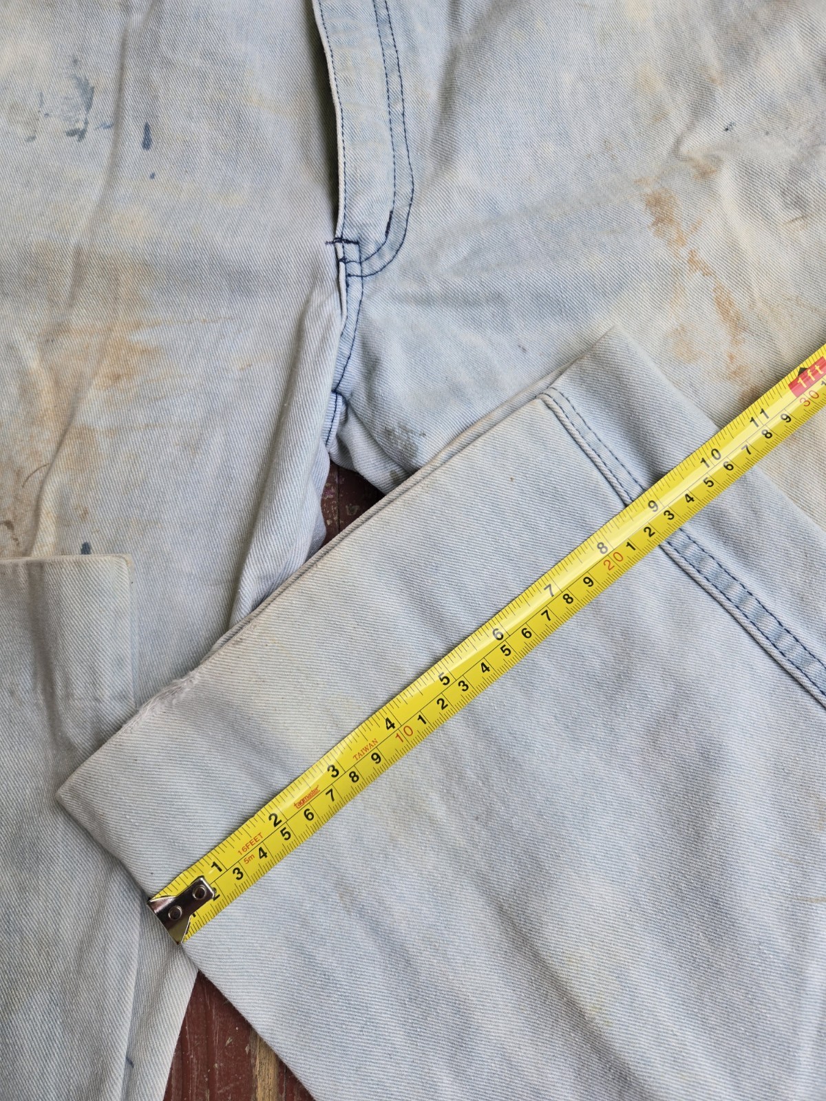 Vintage 1970s Faded Glory Bell Bottom Jeans Women’s Distressed Wildcat Denim