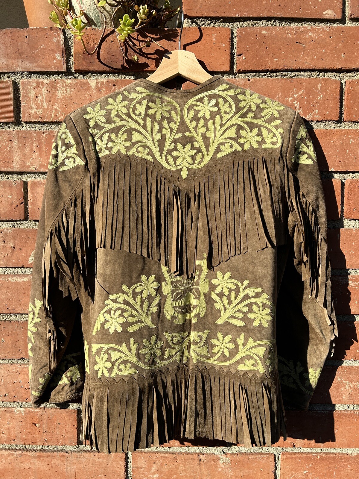 Gorgeous Vintage „Cuera Tamaulipeca” Custom Art Mexican Leather Fringe Jacket