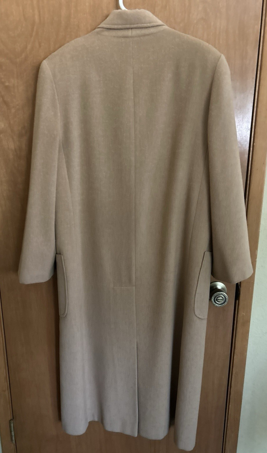 Di Vinci of California Coat Women’s S/M Tan Full Length Camel Hair USA Vintage
