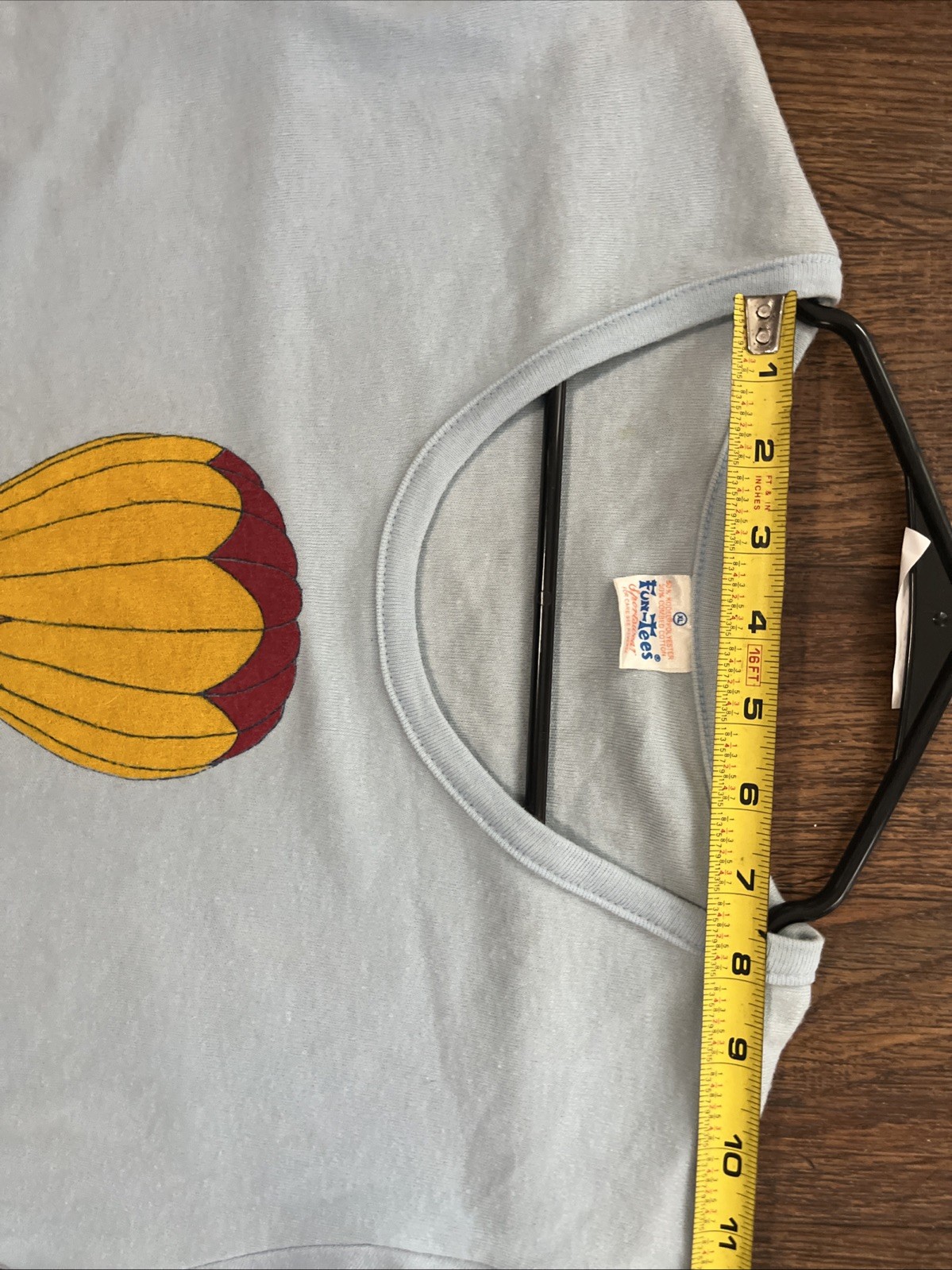 Vintage Napa’s Great Balloon Escape T-Shirt Fun-Tees USA XL 70s 80s