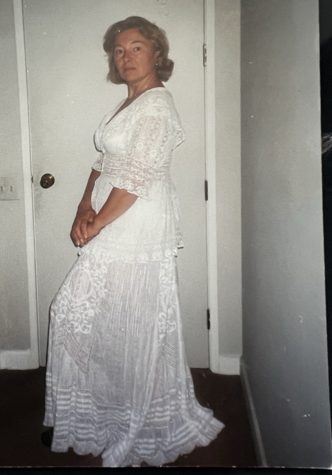 Rare 19th-Beginning of 20th Century Hand Made Lace & Embroidered Batiste Skirt