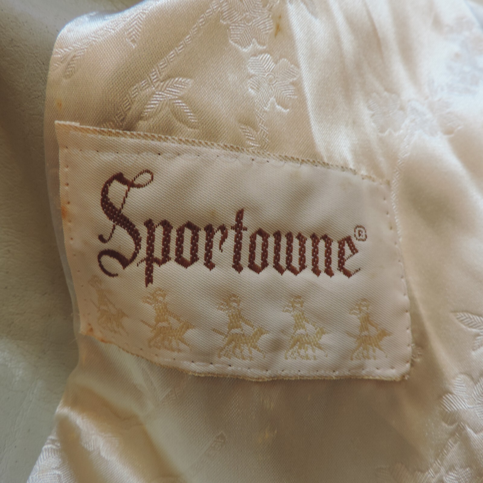 Vintage Faux Fur Coat Jacket Sportowne Coyote Full Length Lined 50s 60s Large