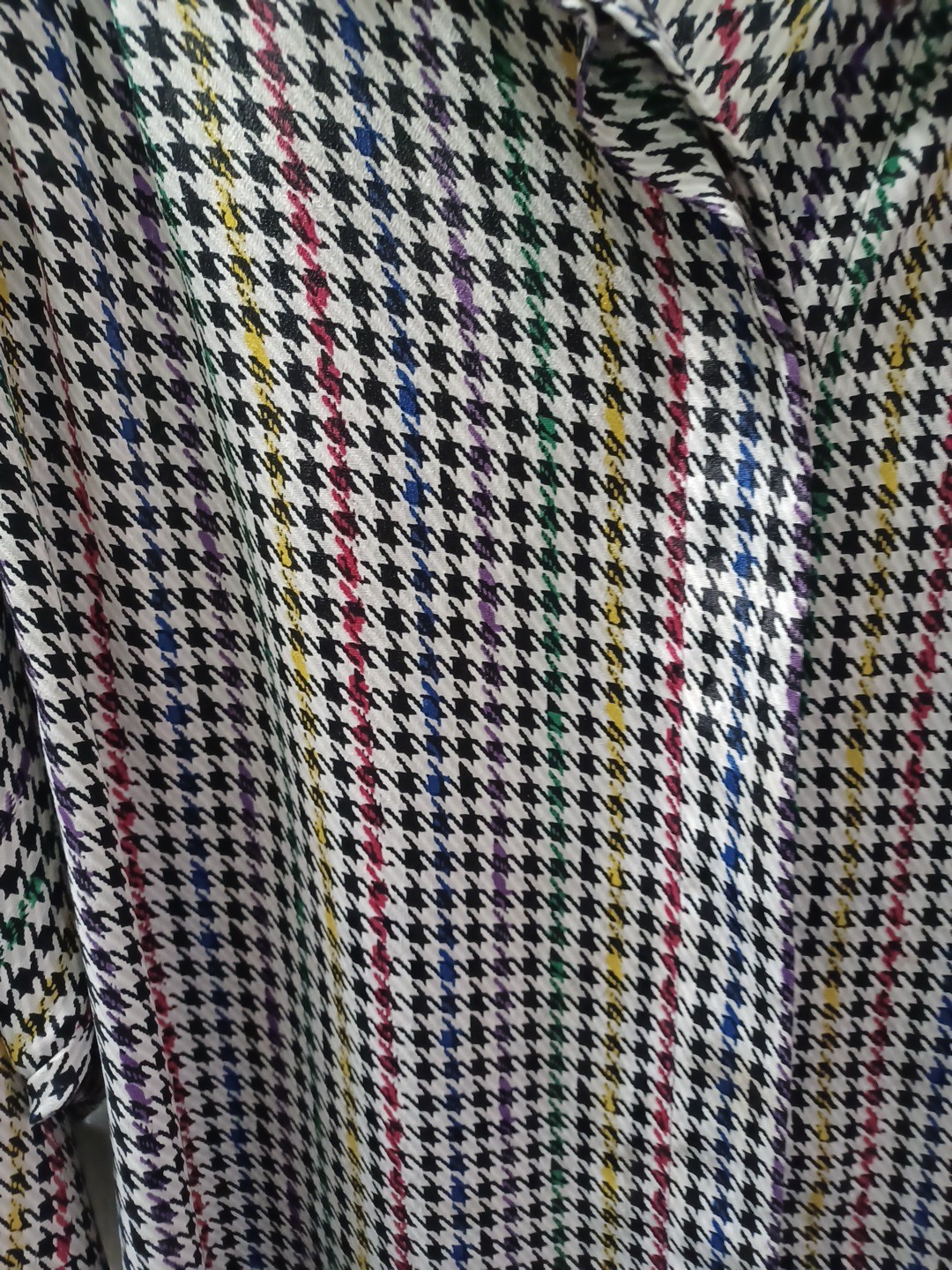 KORET Houndstooth. Size 14 Red & Green For CHRISTMAS Along W/ Black& White .