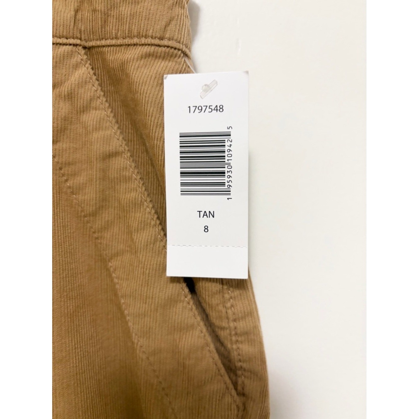 Weatherproof Vintage Wide Leg Stretch Corduroy Pants Sz.8 NWT