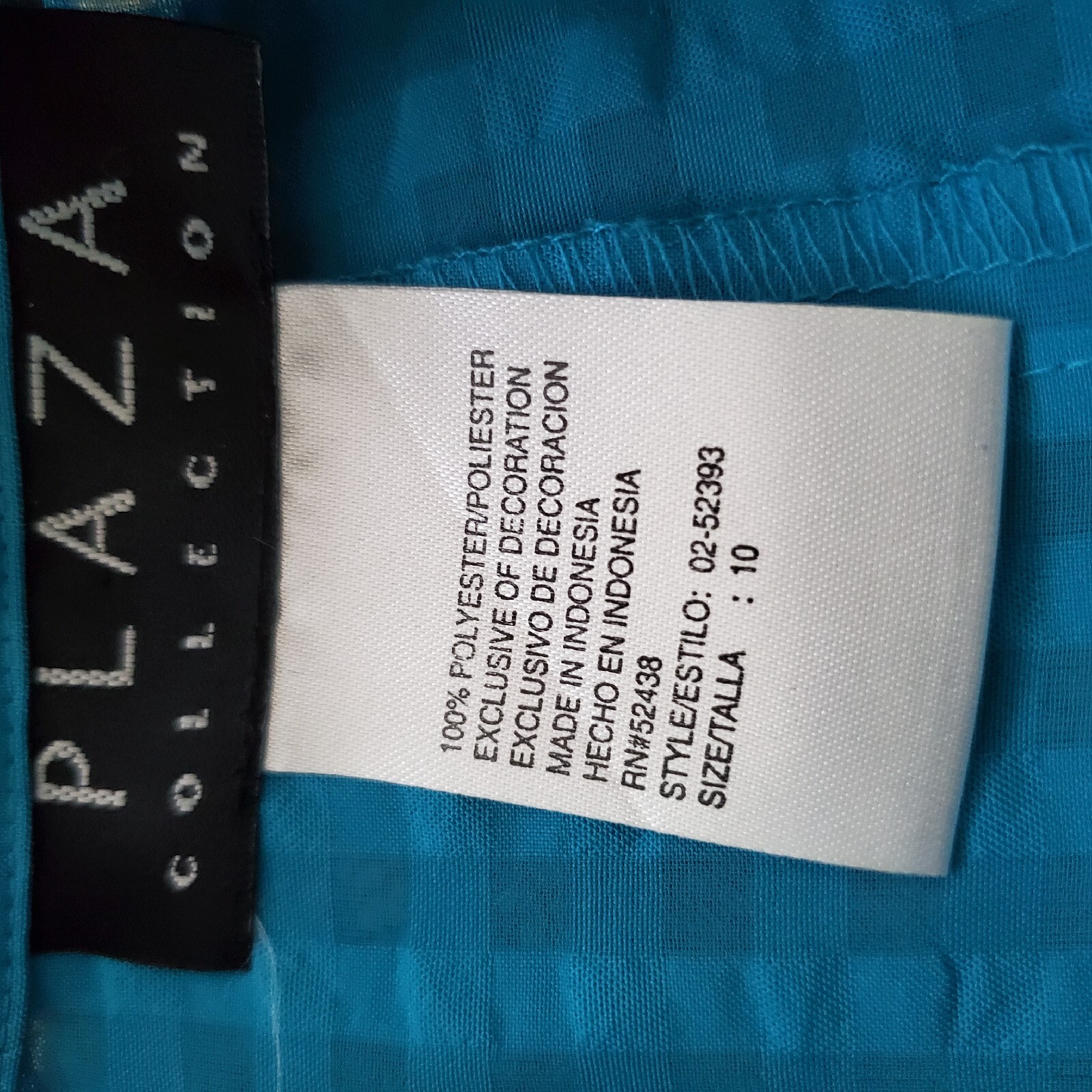 Vintage Plaza Collection Two Piece Dress Sheath And Jacket Set Size 10 Aqua Blue