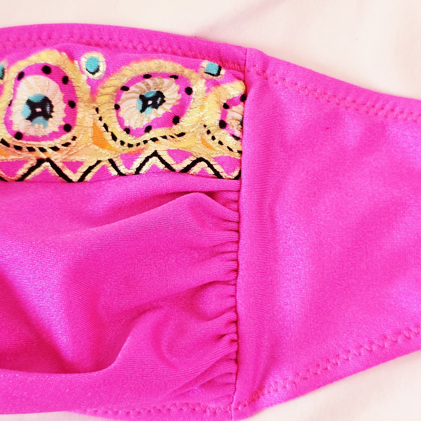 Vintage NWT 90’s Gottex Pink High Cut Bikini Strapless Swimsuit Set Sz 6