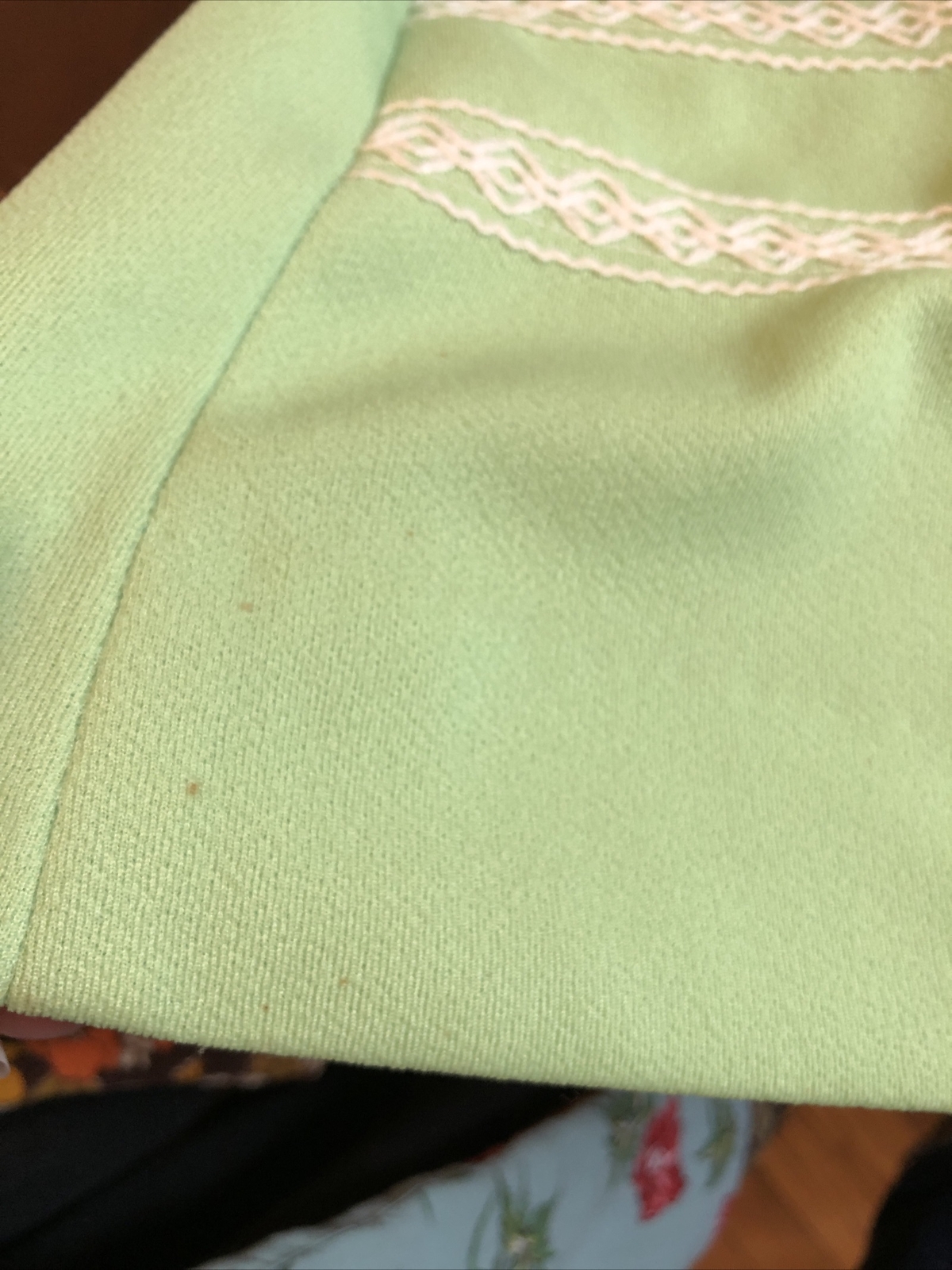 Vintage Toni Todd Lime Green Mod Party Dress 1970s Retro