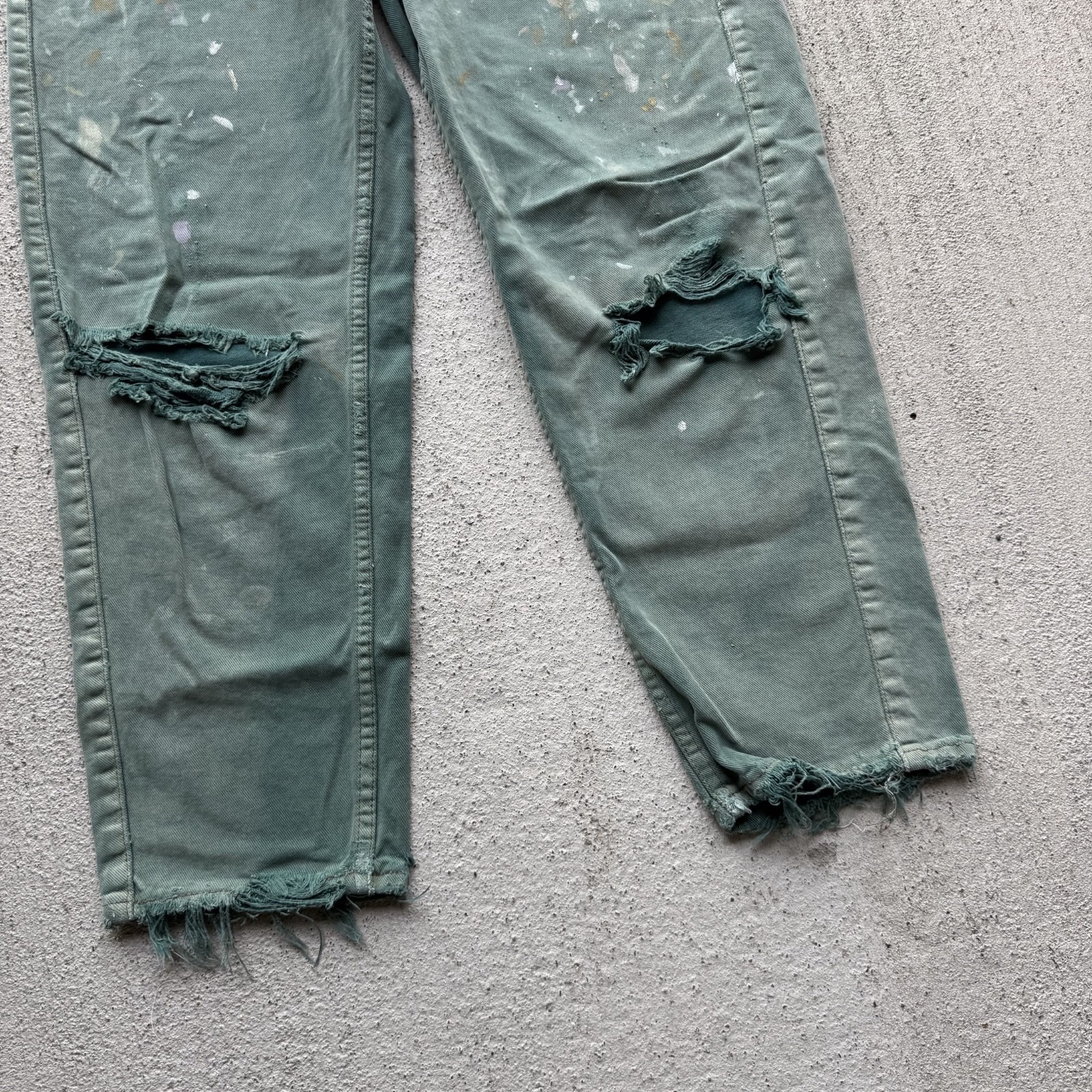 Y2K Levi’s Silver Tab Baggy Vintage Repaired Patchwork Painter Jeans 29×29