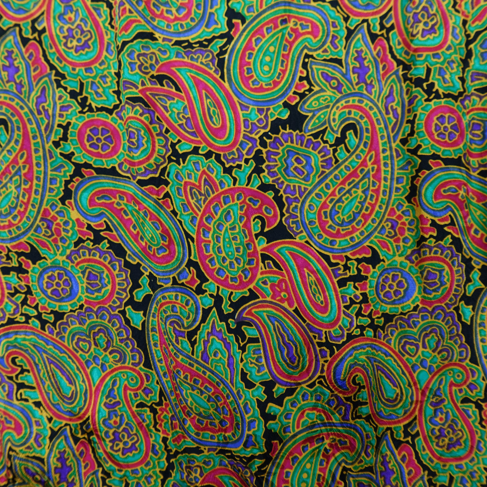 Adrianna Papell Lillie Rubin 2 Pc Silk Paisley Suit Evening Cocktail 4 Vintage