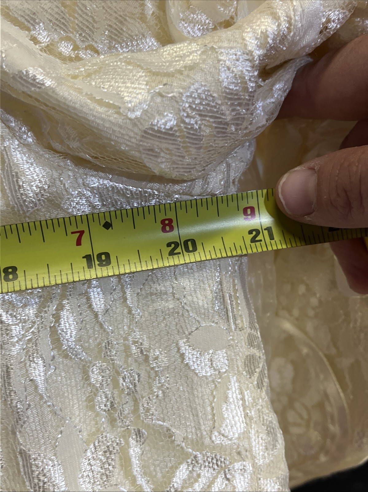 Vintage Nuit Union Made Cream Embroidered Pleated Evening Skirt Jacket Sz 12