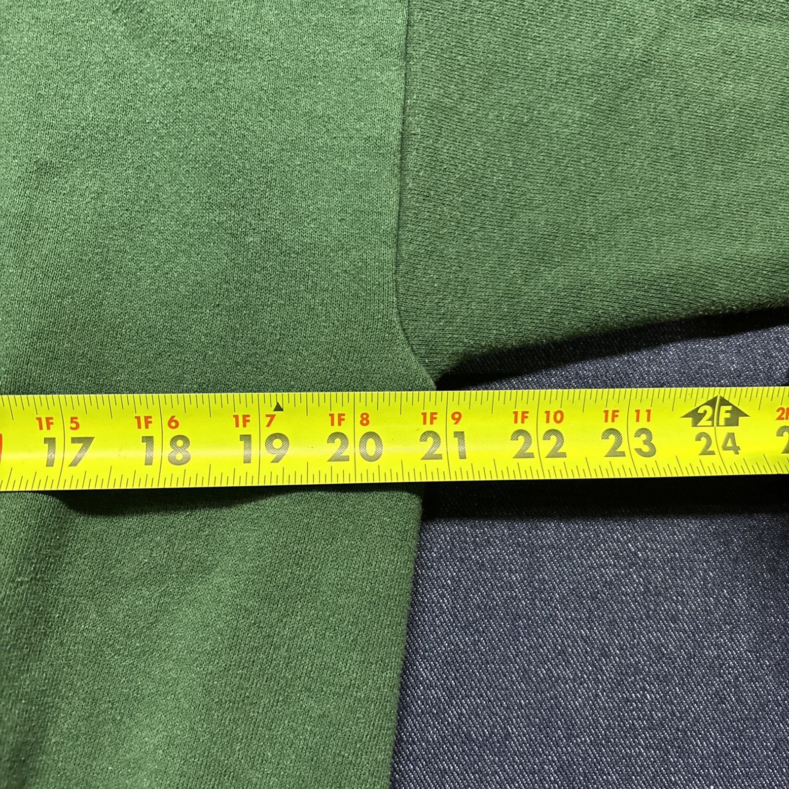 Vintage 90s Endless Designs Embroidered Cat Sweat Shirt Green L USA