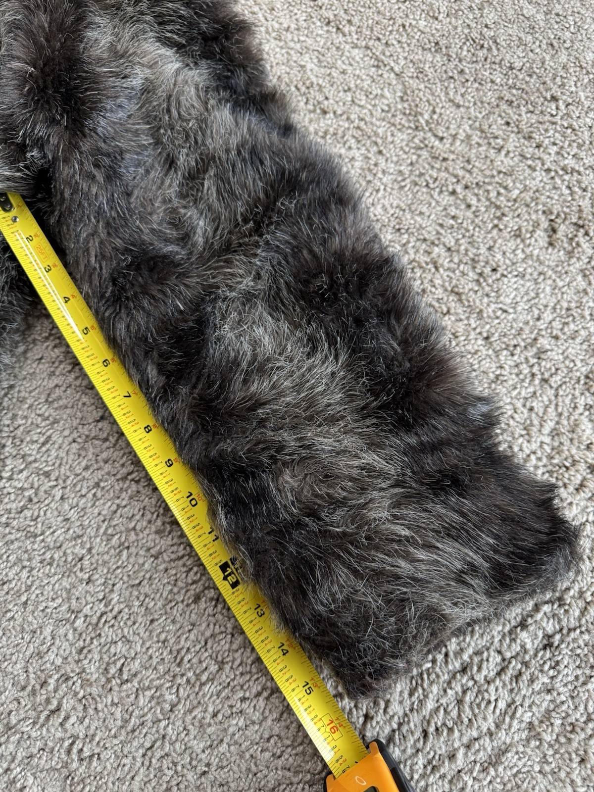 Vintage Russel Taylor Brown Union Made Faux Fur Vintage High End Medium 1960s