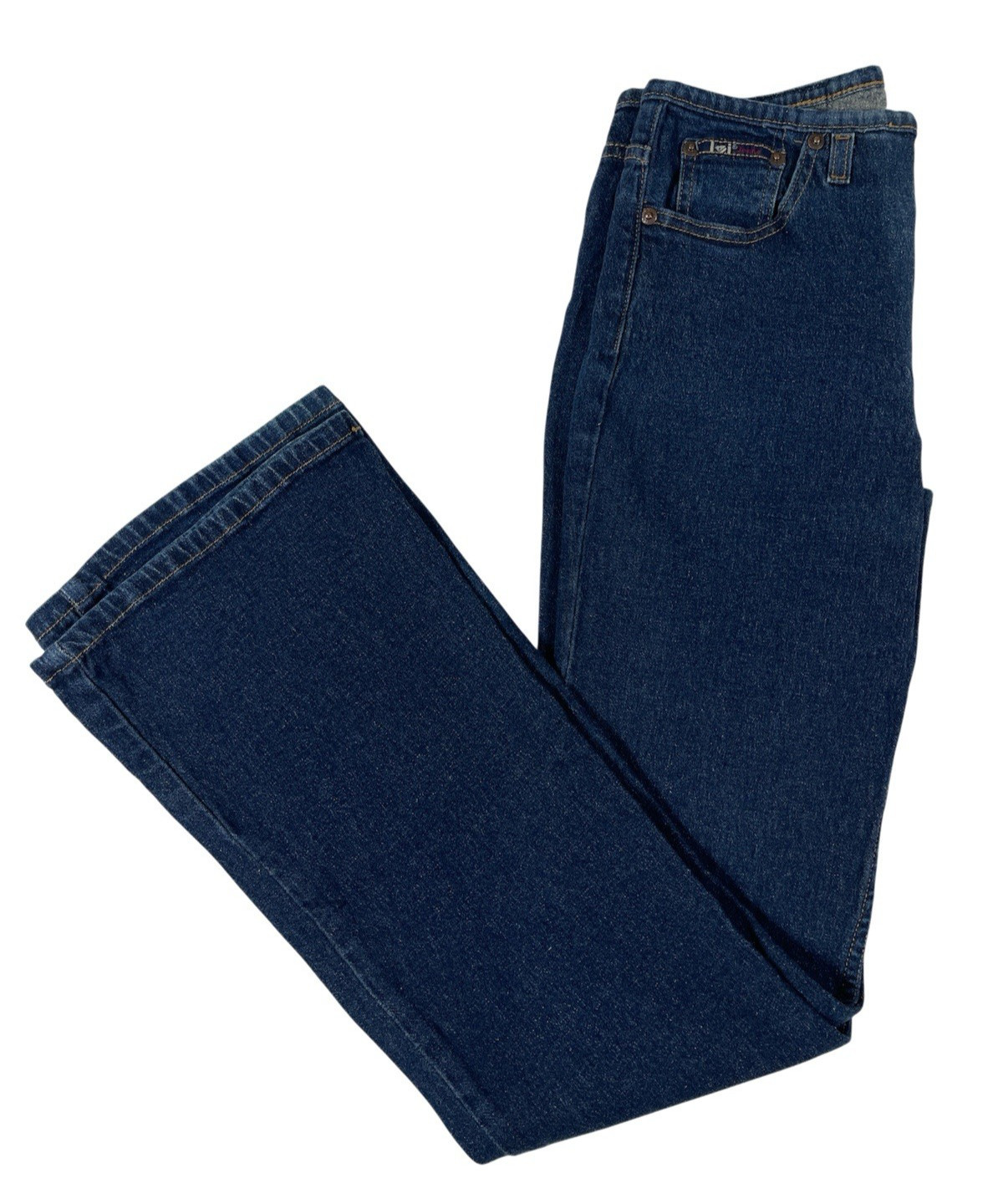 Vintage LEI Jeans Size 7 Women’s Dark Wash Flare Leg Y2K Denim Pants