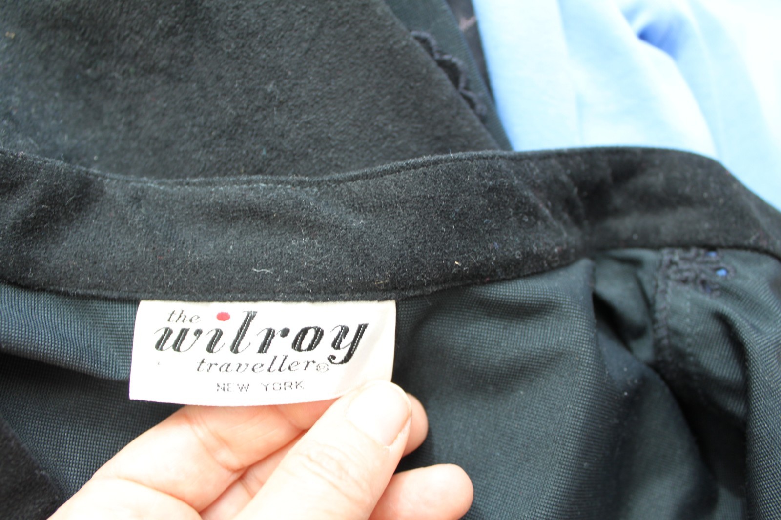 Vintage 70’s Wilroy Traveler Black Eyelet Open Jacket Topper XL