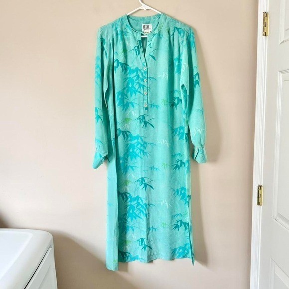 Vintage 70 / 80s bright blue 100% silk dress AS IS mod shift belt