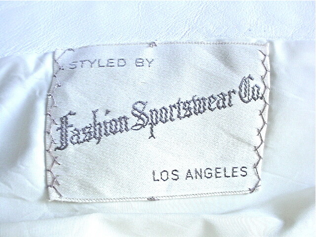 Vintage Mod Faux Leather Coat Womens Sz Small White Pleather 1970s