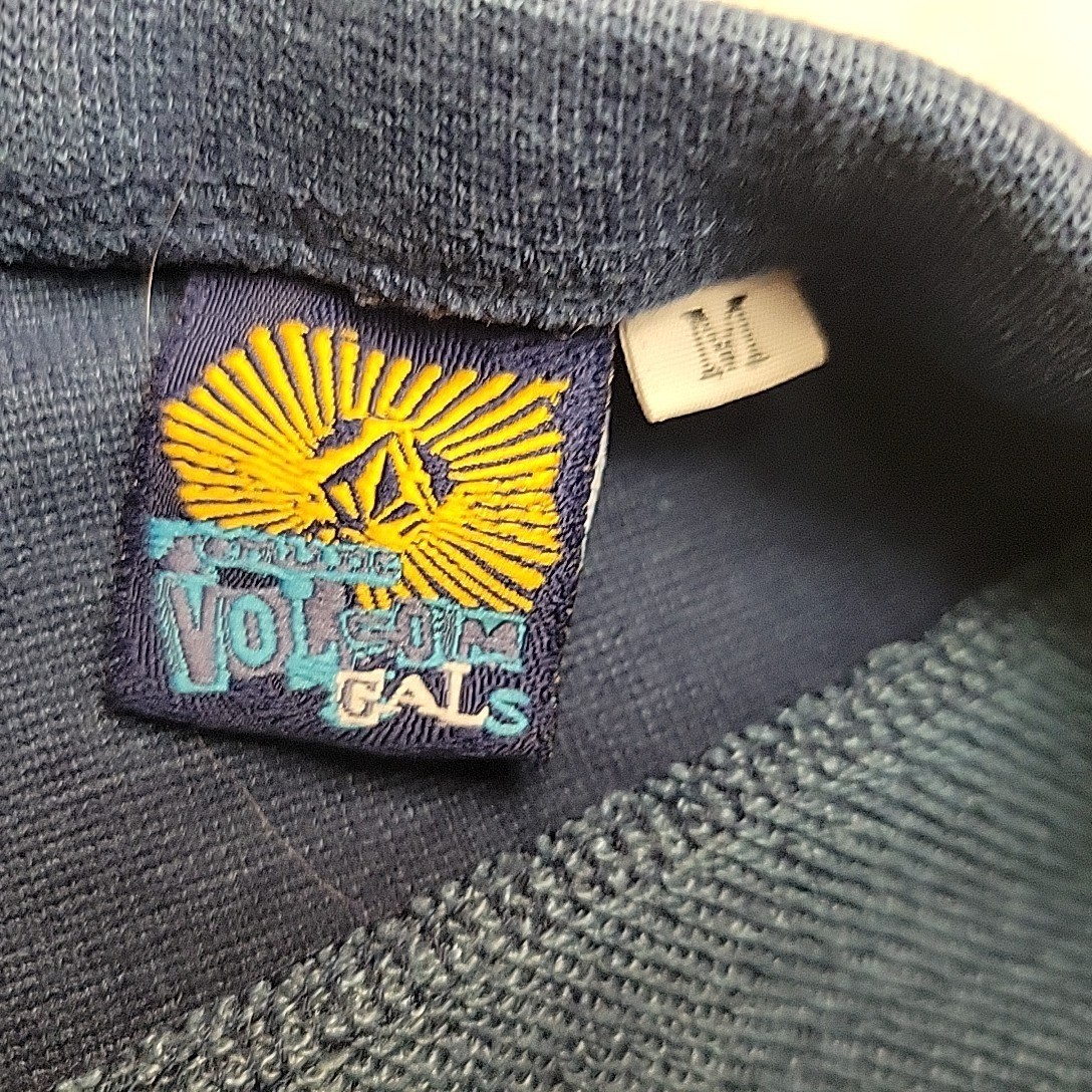 VTG Volcom The Saloon Skirt Womens Medium Blue Mini Y2K Skate Surf Aesthetic