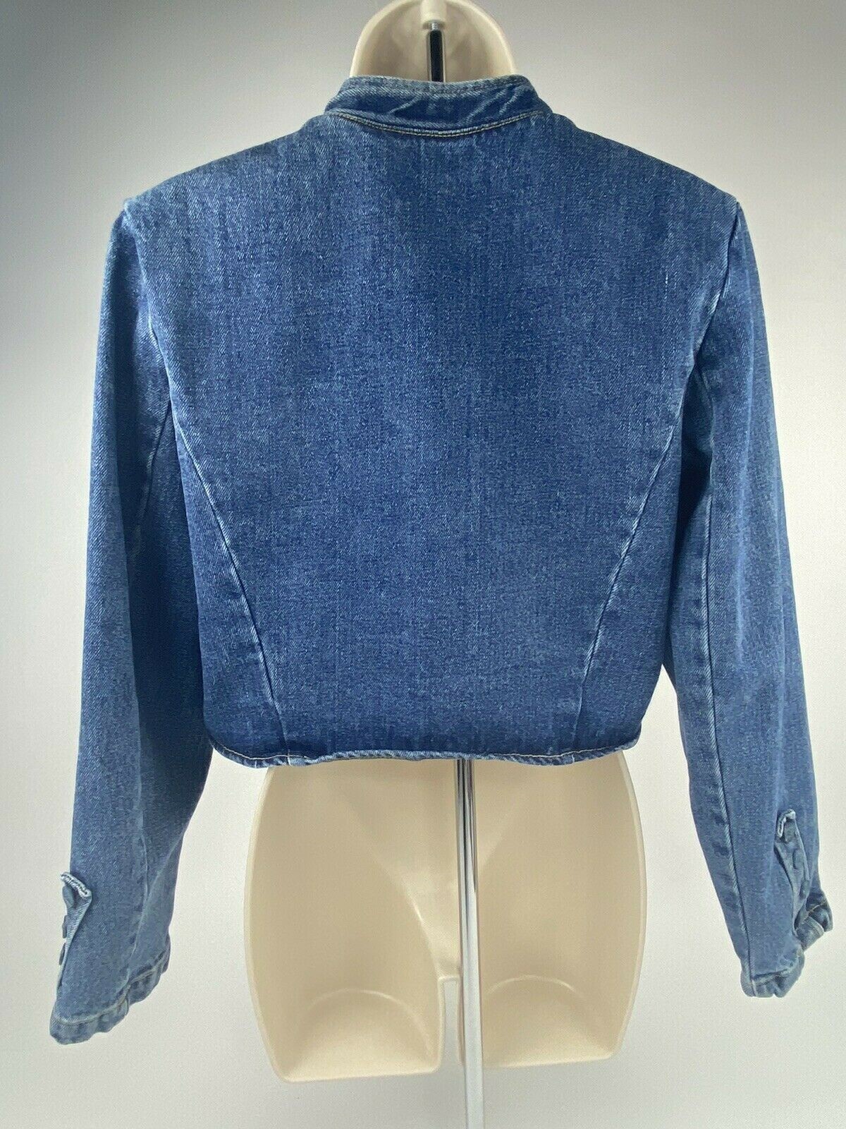 Totally Awesome! TRUE Vintage Ladies GUESS Jean Denim Jacket 80s 90s USA! 🇺🇸