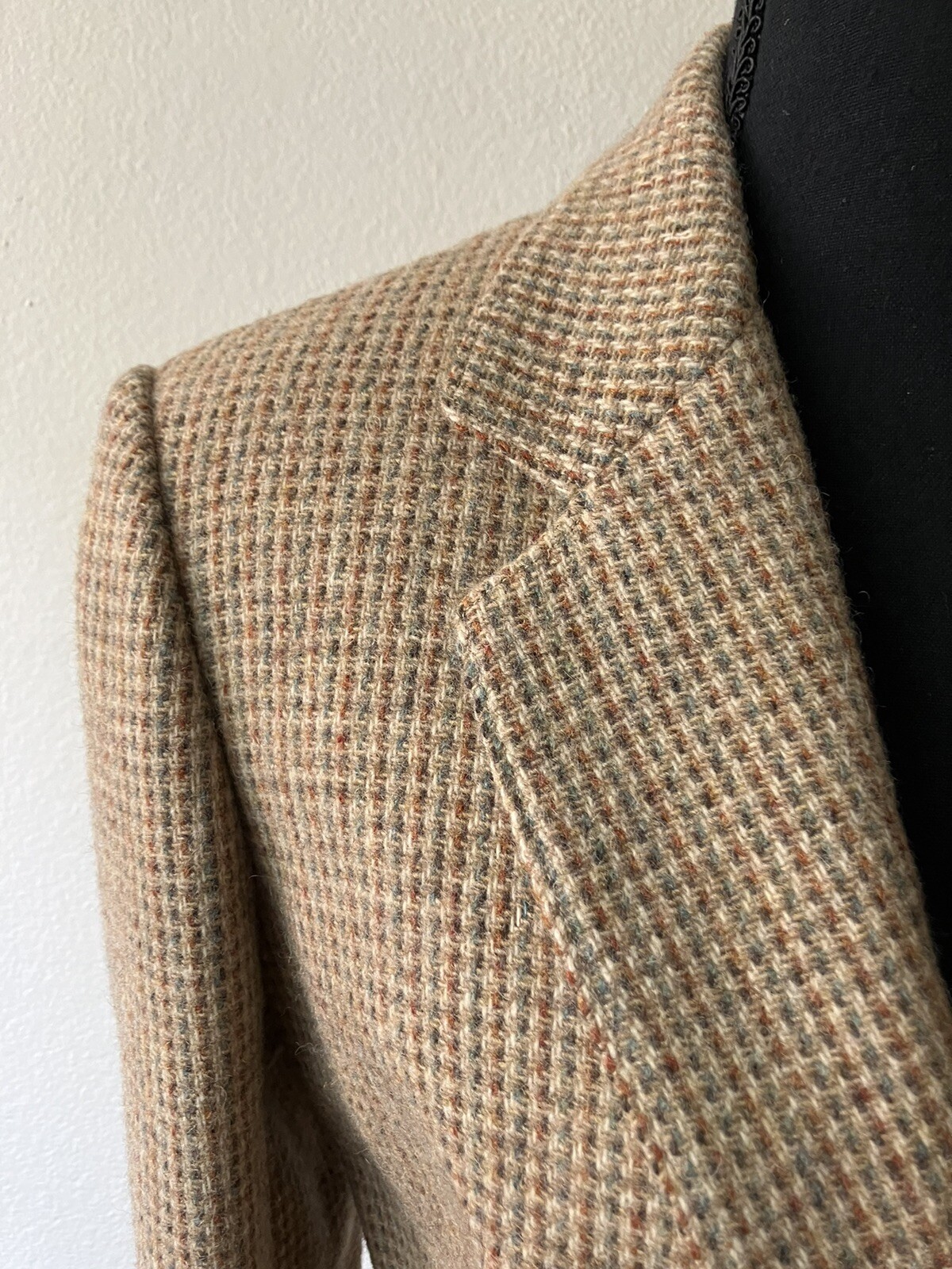 Vintage ‘80s Just for Joseph Magnin Multicolor Tweed Blazer 100% Wool ILGWU L