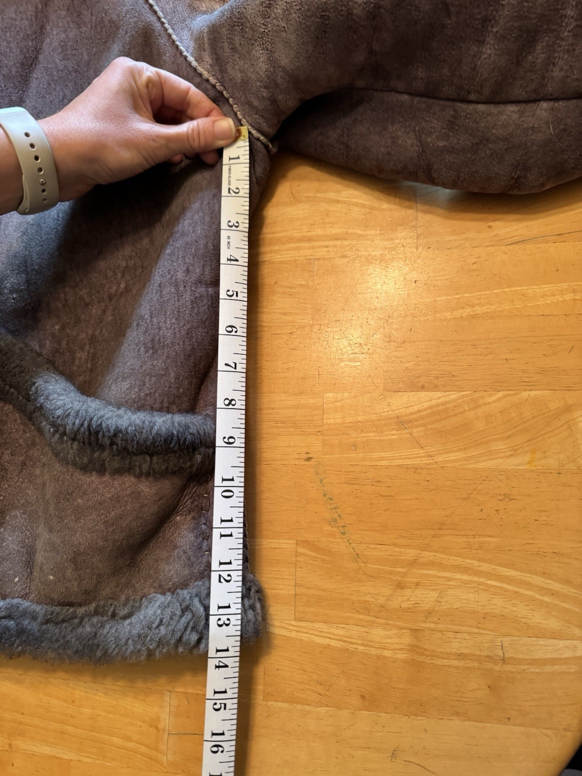 One Of A Kind: Vintage Unique Handmade Artesian Sheepskin Jacket. Warm & Comfy.
