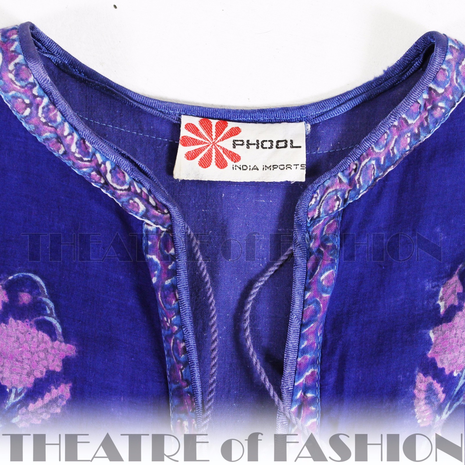 INDIAN DRESS PHOOL 70s VINTAGE HIPPY BOHO GAUZE WEDDING 8 10 12 14 60s GODDESS