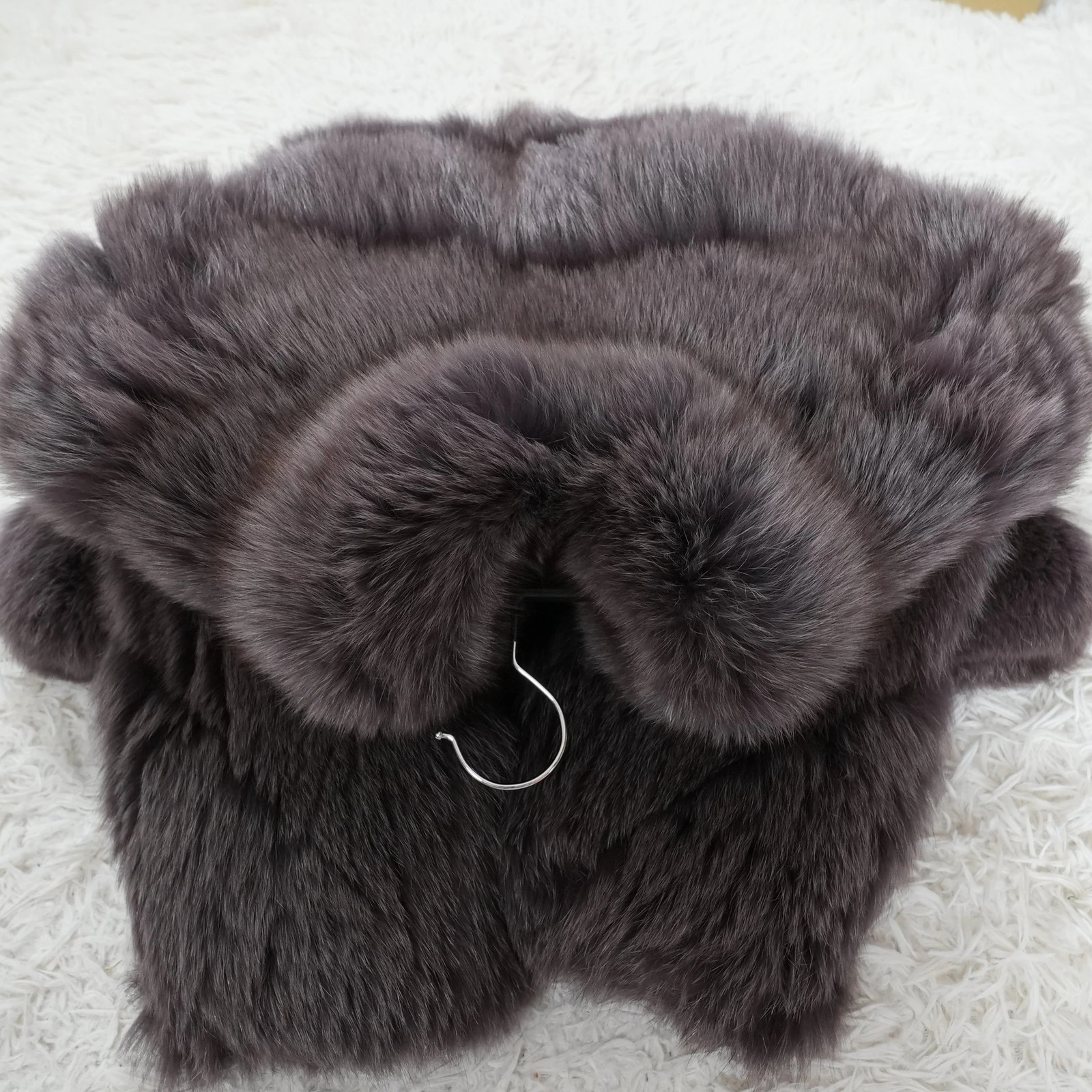 Amethyst Deyd Fox Fur Coat EMBA – Genuine Vintage Fur From Japan