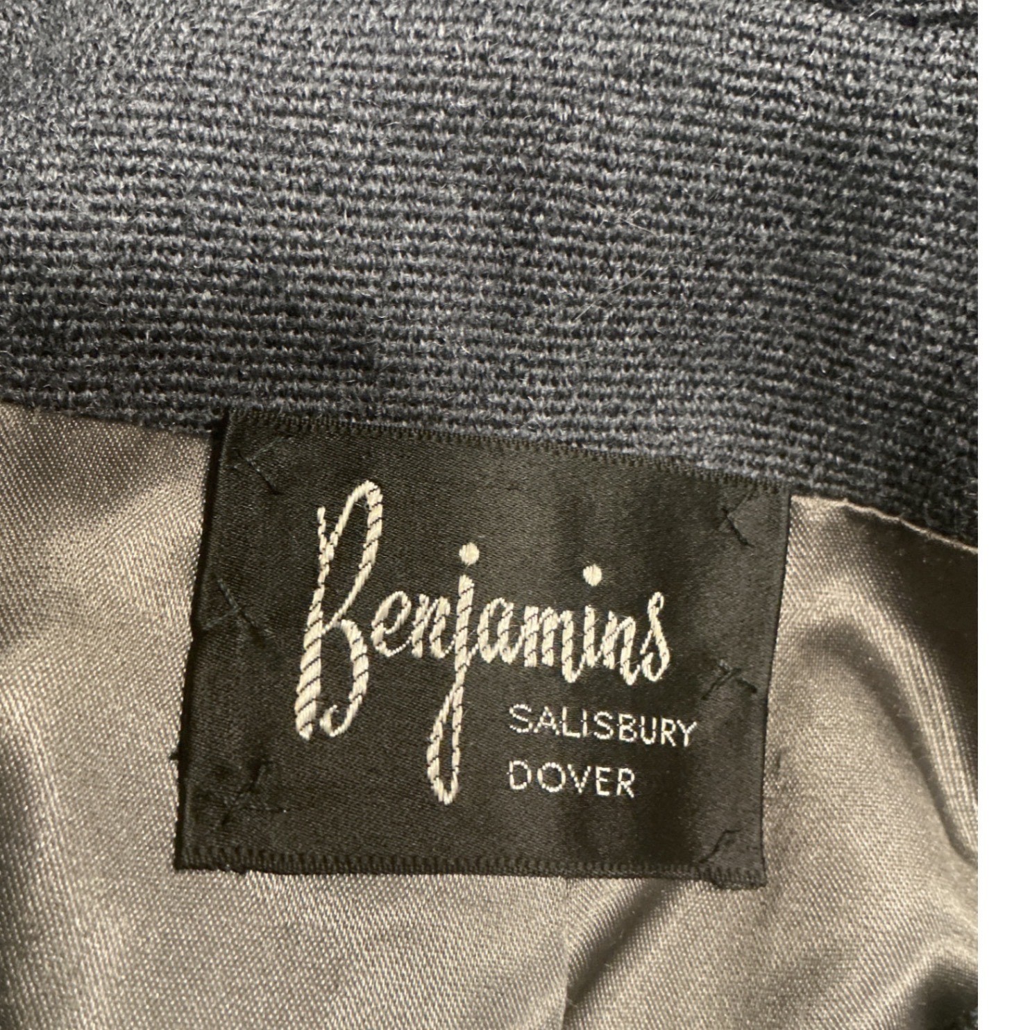 Vintage Benjamin’s Pioneer Coat Co Union Made Double Breasted Long Coat 1960s