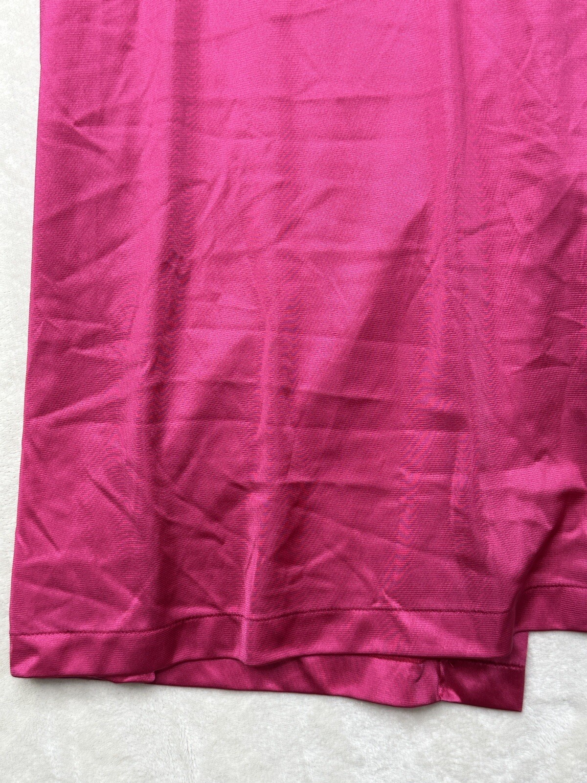 Vintage Vanity Fair Nightgown Size Small Magenta Pink Long Embroidery Button Up