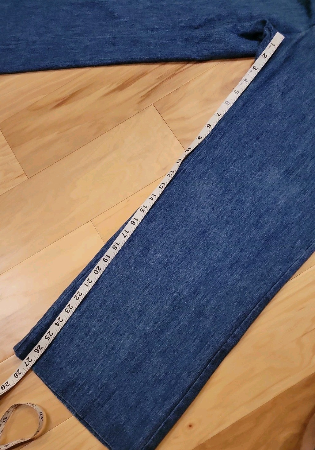 Vtg 70’s Levis Orange Tab Braided High Rise Chambray Denim Jeans Approx 29″ W