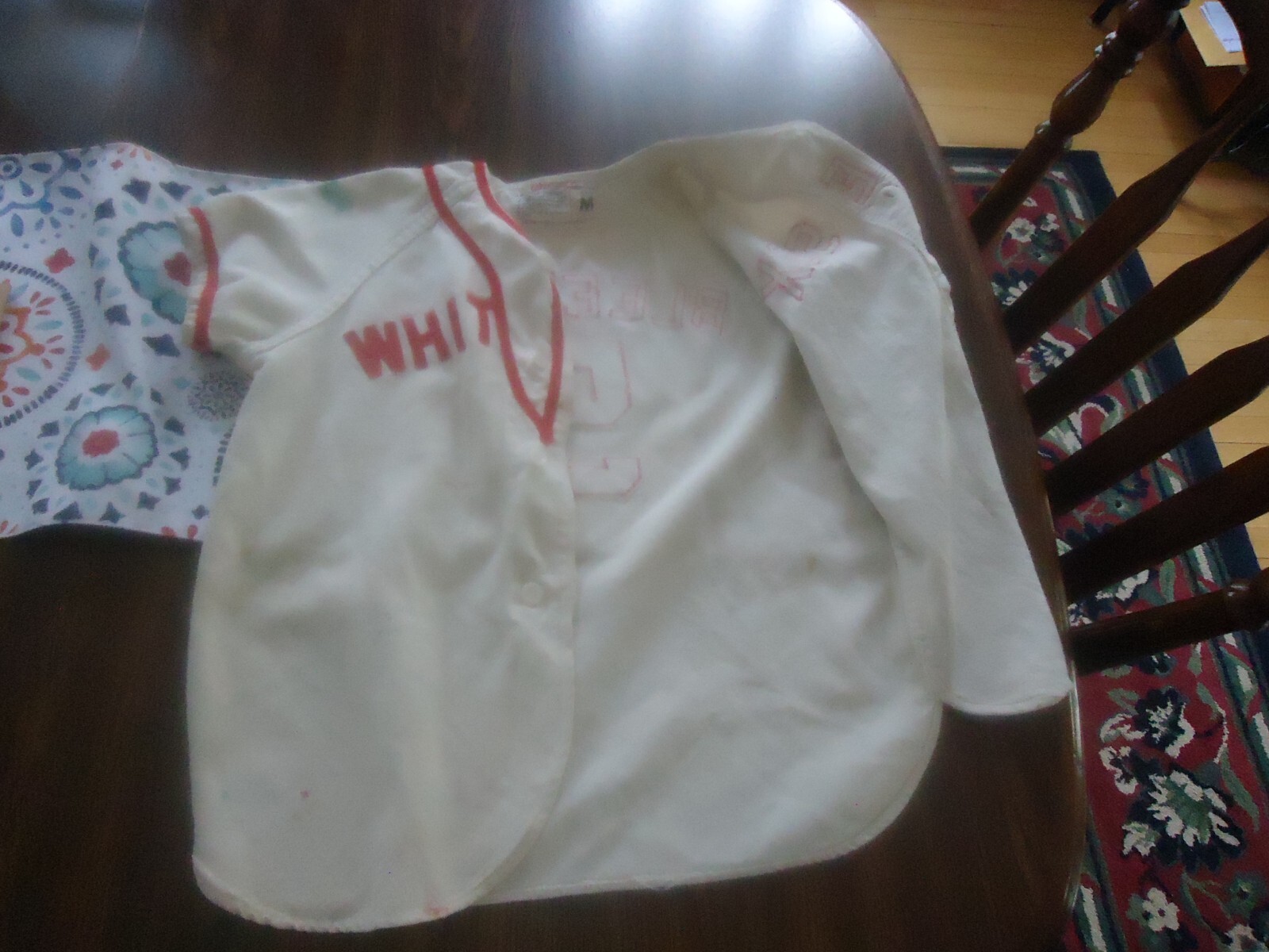 Vintage WHITE SOX Youth Little League Baseball Jersey, WILSON, Made in USA Sz M
