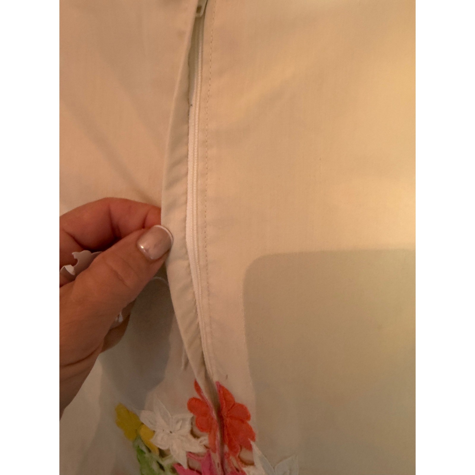 VINTAGE embroidered hand made blouse fit todays size 4-6