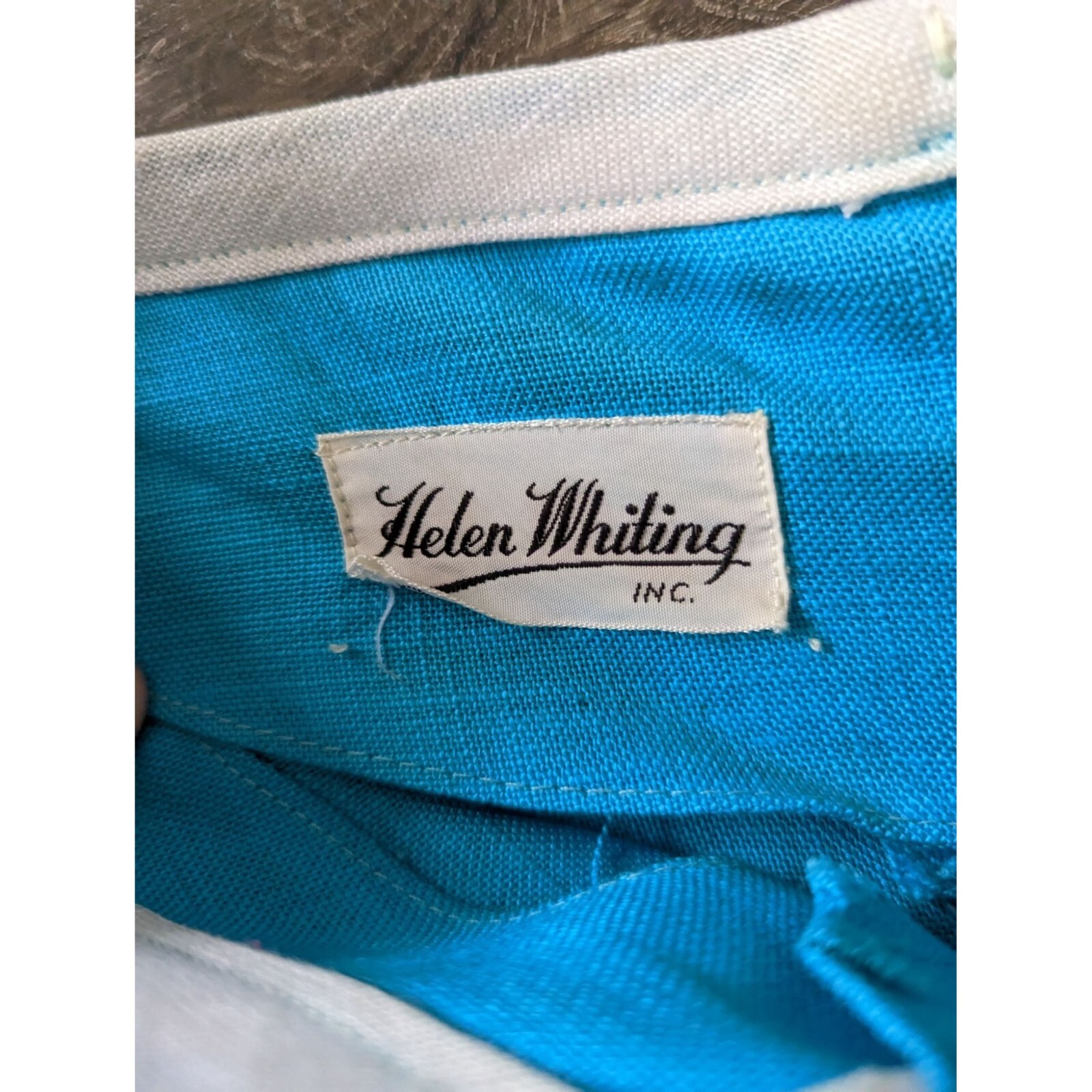 Vintage Helen Whiting 60s Robin’s Egg Blue Pencil Career Dress