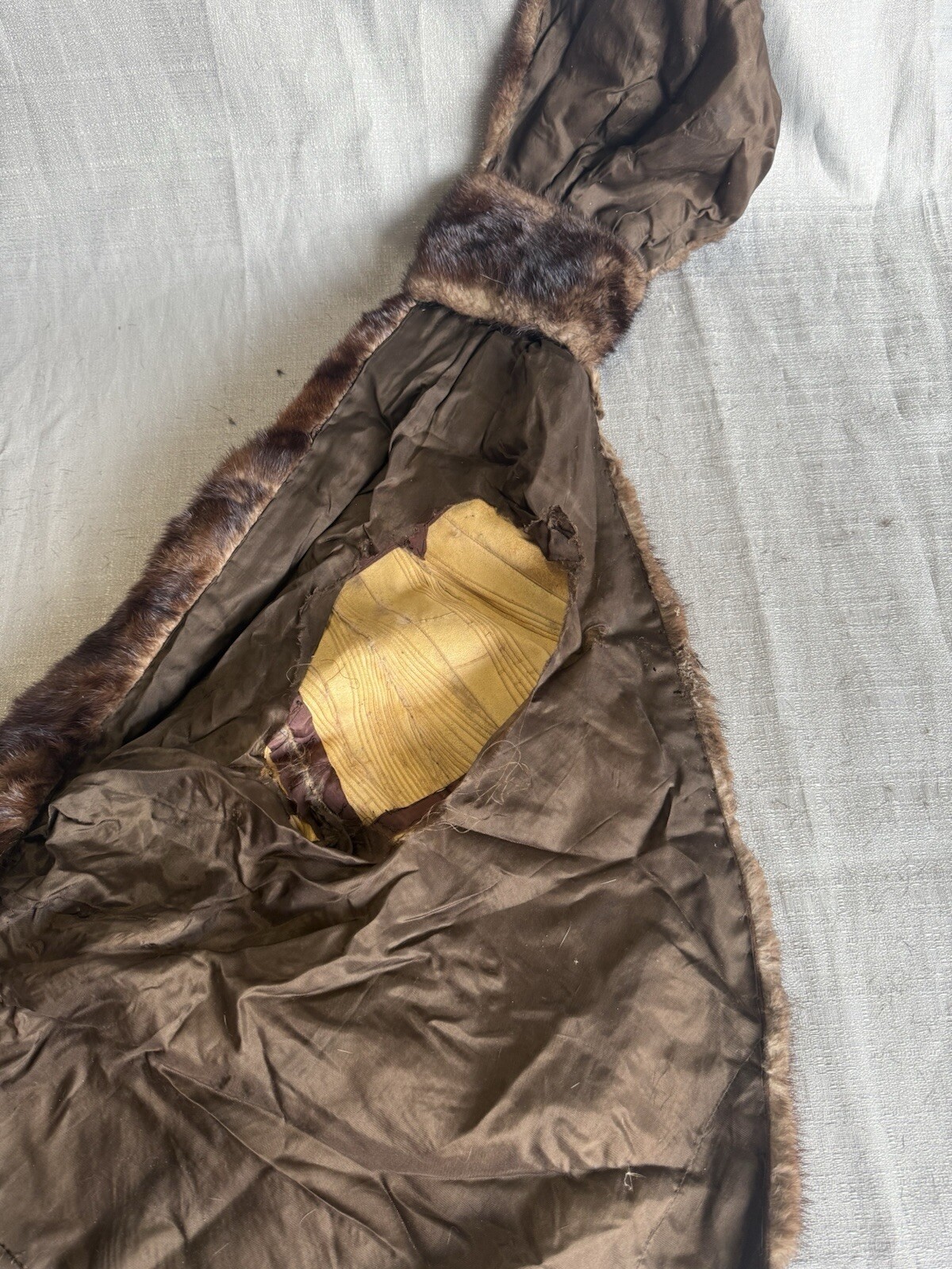 Mink Full Length Coat, Mink Stole, Rabbit Vest, Rabbit Jacket. Needs Repair A25