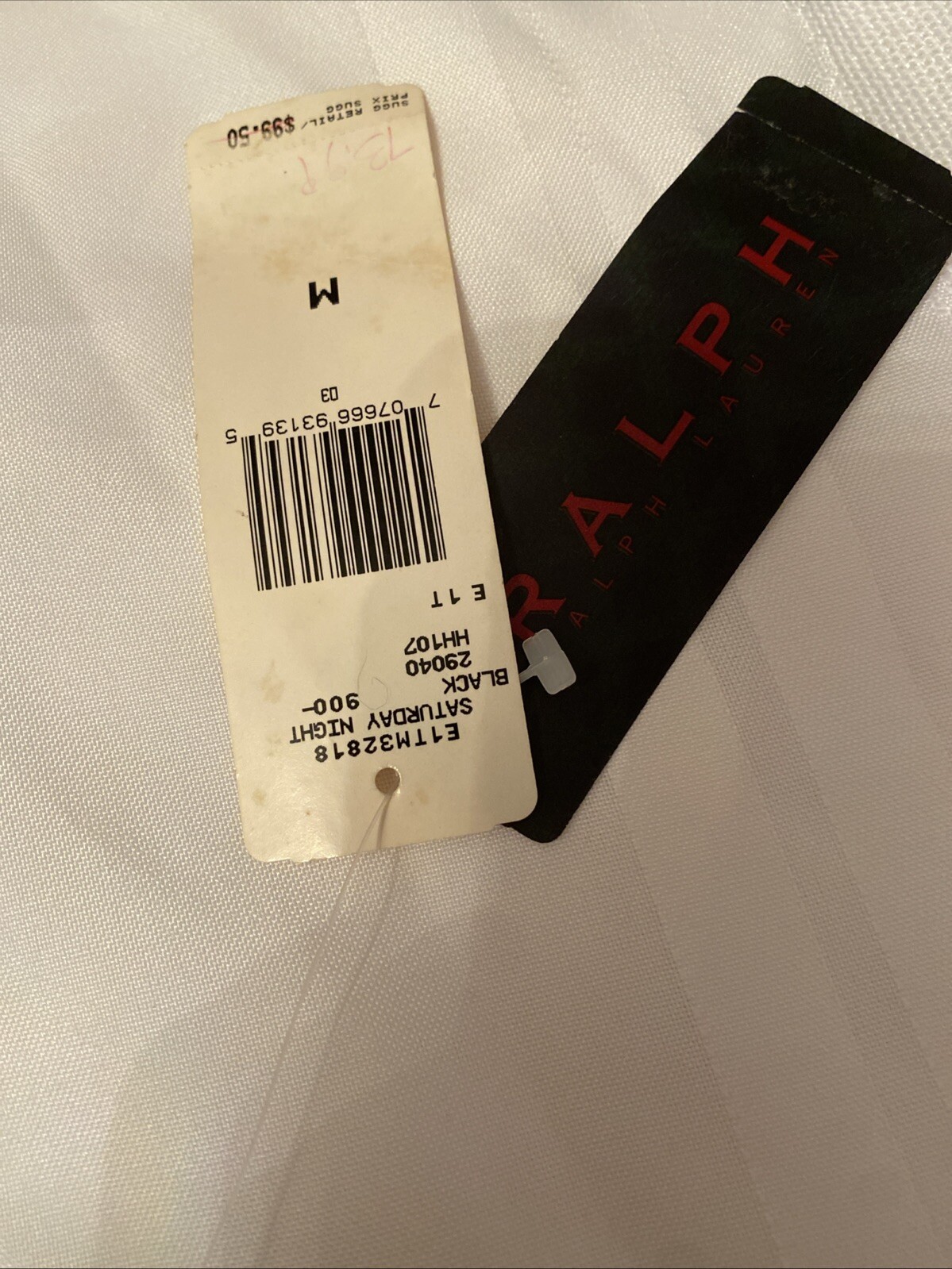 Vintage Ralph Lauren Black Angora Dress W Rhinestone Straps. Sz M. New With Tags
