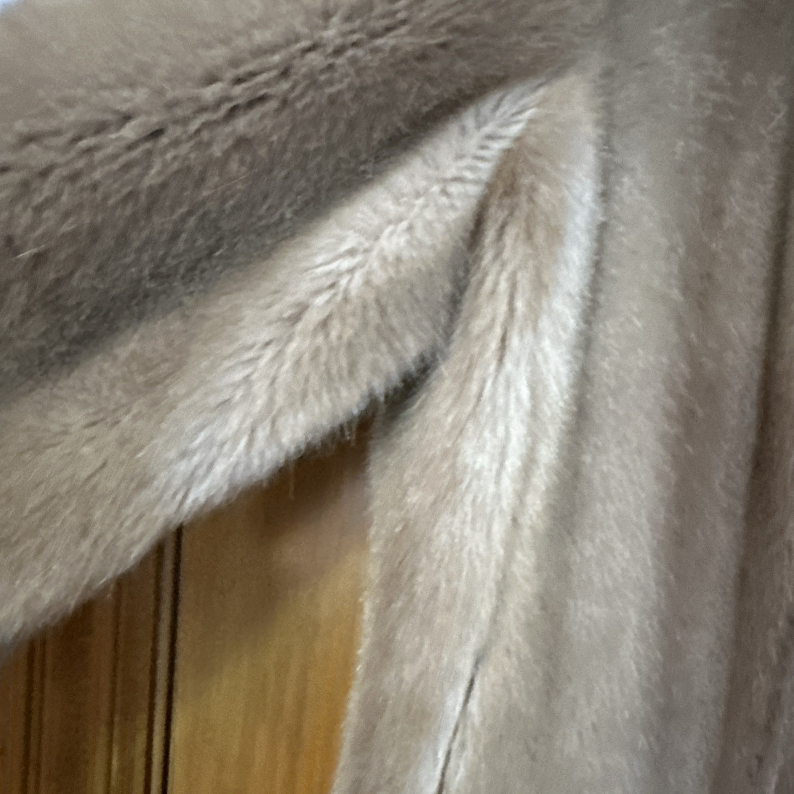 Vintage Grandella Faux Fur Car Coat With Belt. Classic and Elegant. Faux Mink.