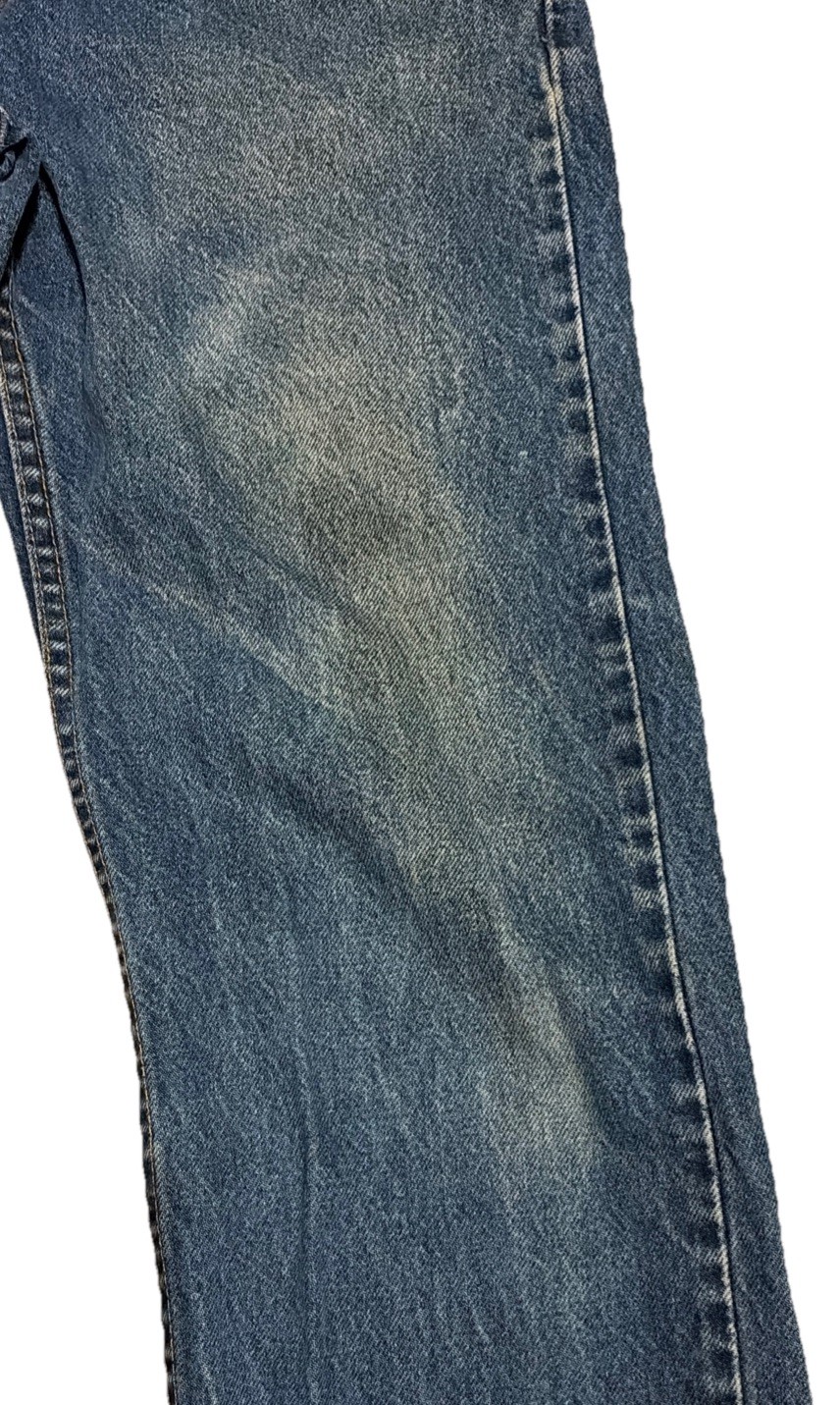 Vintage Levis 505 0216 Red Tab Blue Jeans Denim Womens 30×33 USA Made Fades 90s