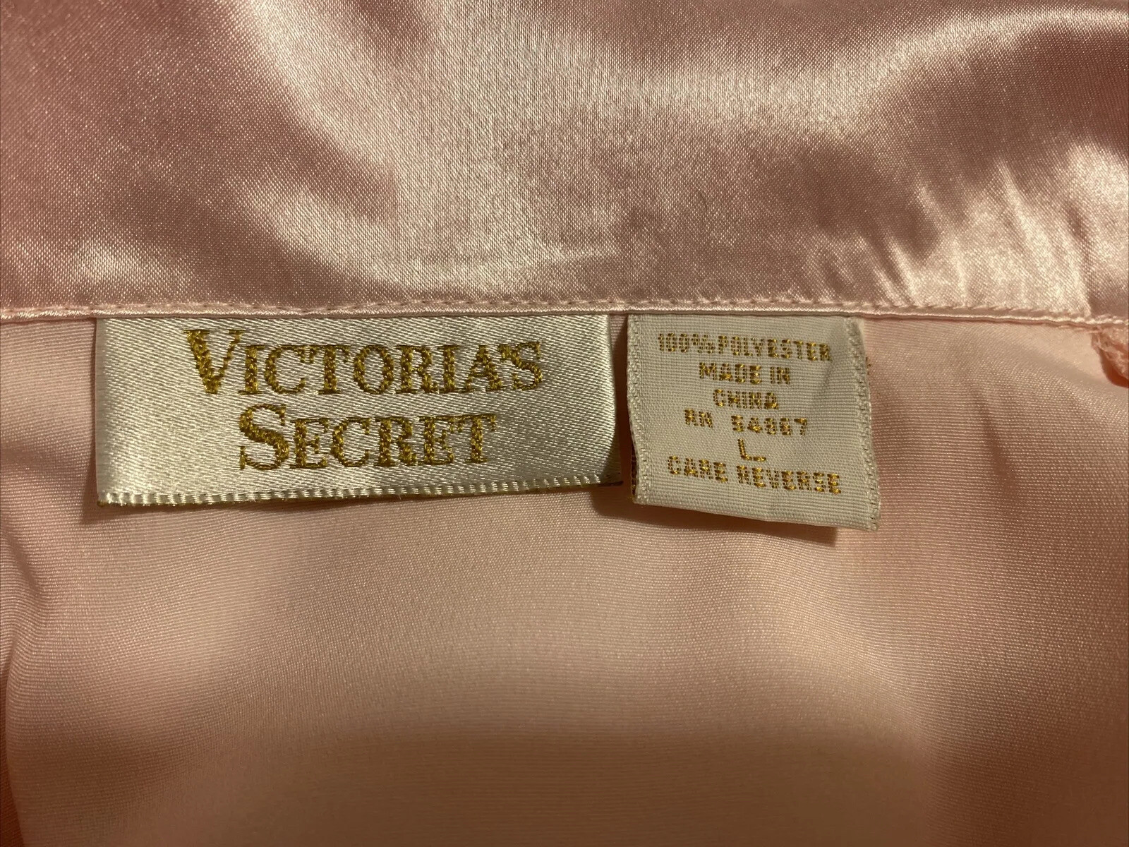 VTG 80’s Victoria’s Secret L Pajama Top Oversized Bed Jacket/Robelet