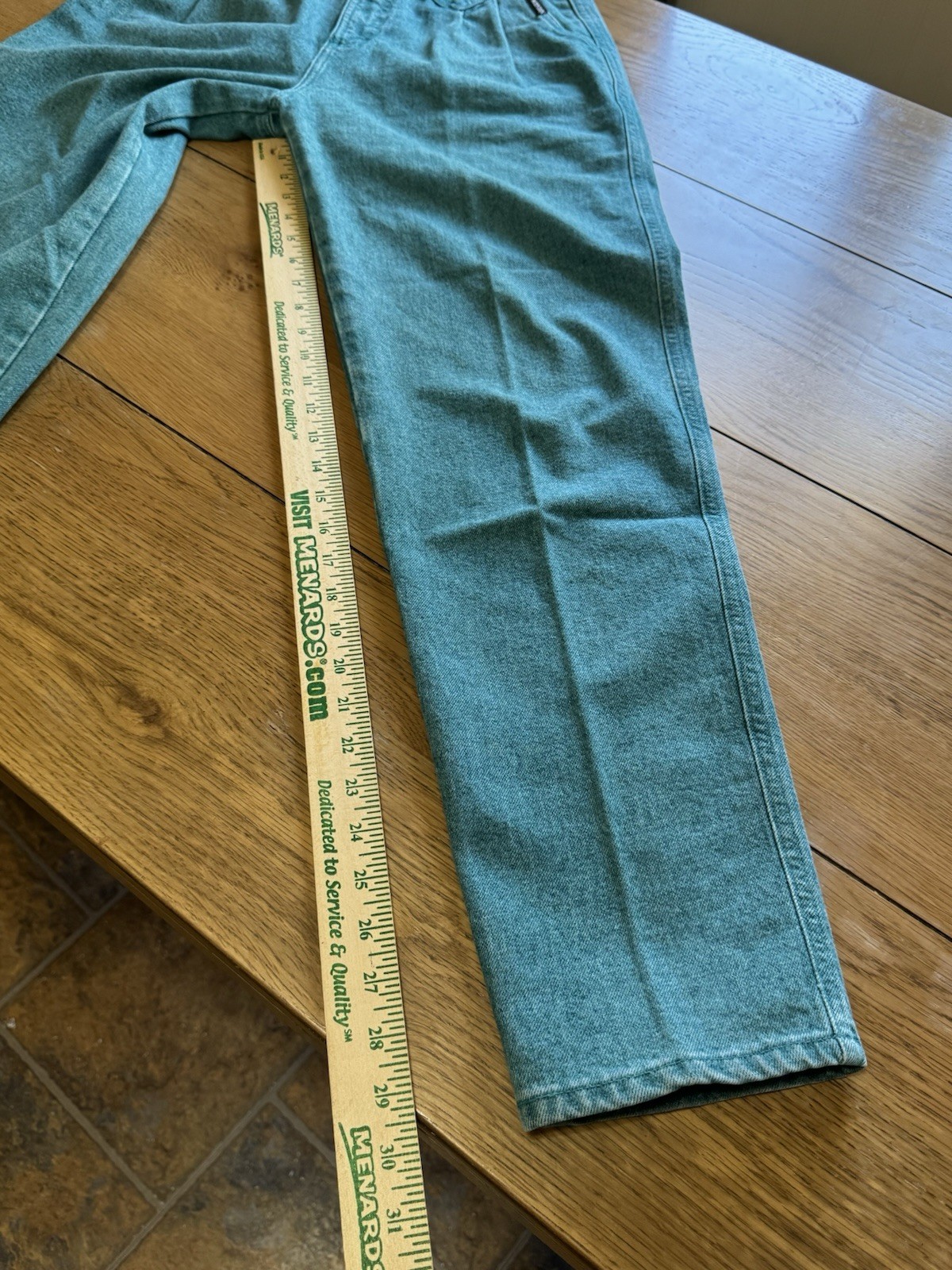 Rocky Mountain Jeans Teal Bareback Women 9/10 Vintage Mom Jeans Western Cowgirl