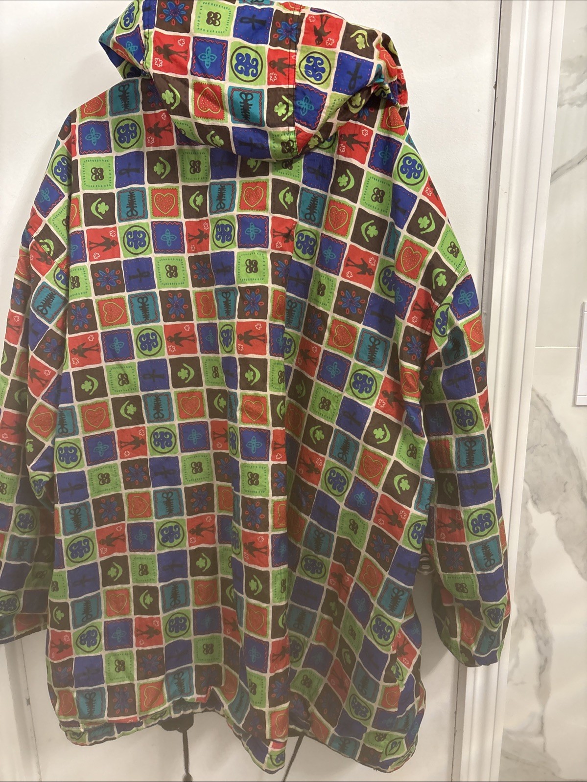 Vintage 80s JA Resort Jewel Tone Embellished Tropical Jacket Sequin