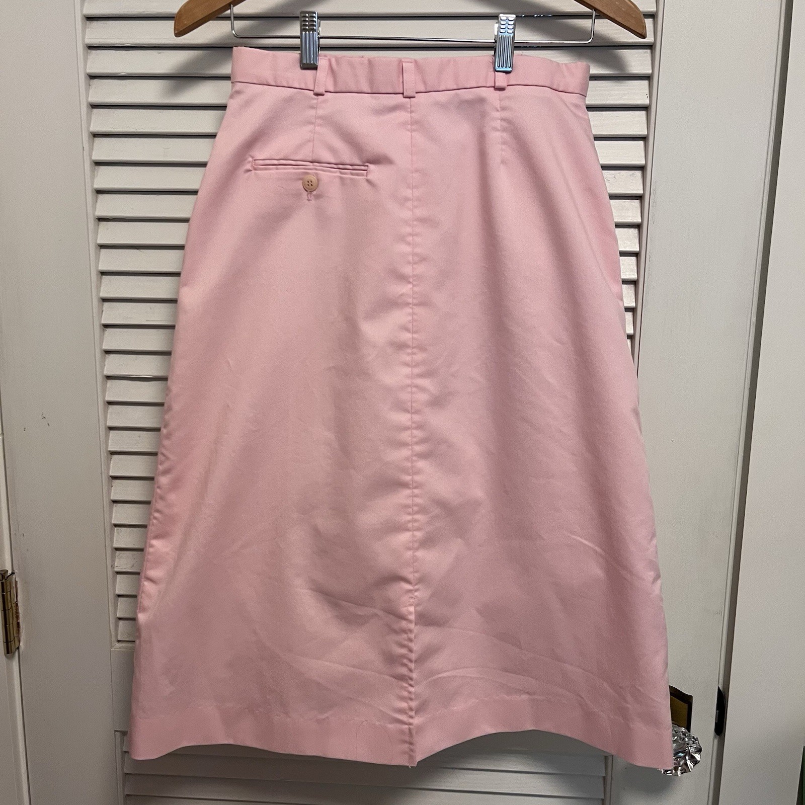 Vintage SEARS Roebuck Co. SKIRTS THAT FIT Sz 12 Pink Full Hip Skirt Made in USA