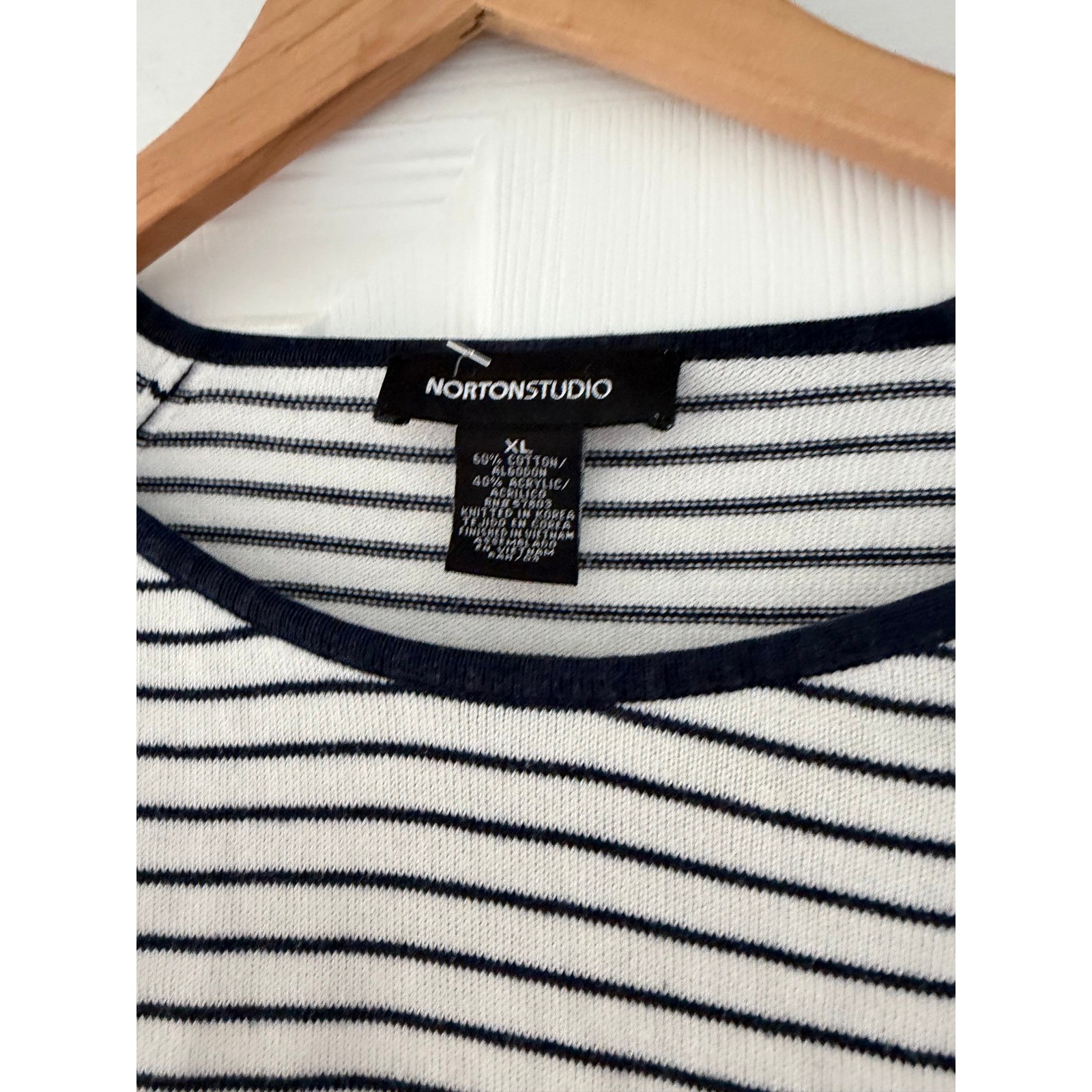 Retro Womens Striped Nautical Sweater Coastal Grandma Yacht club beach preppy