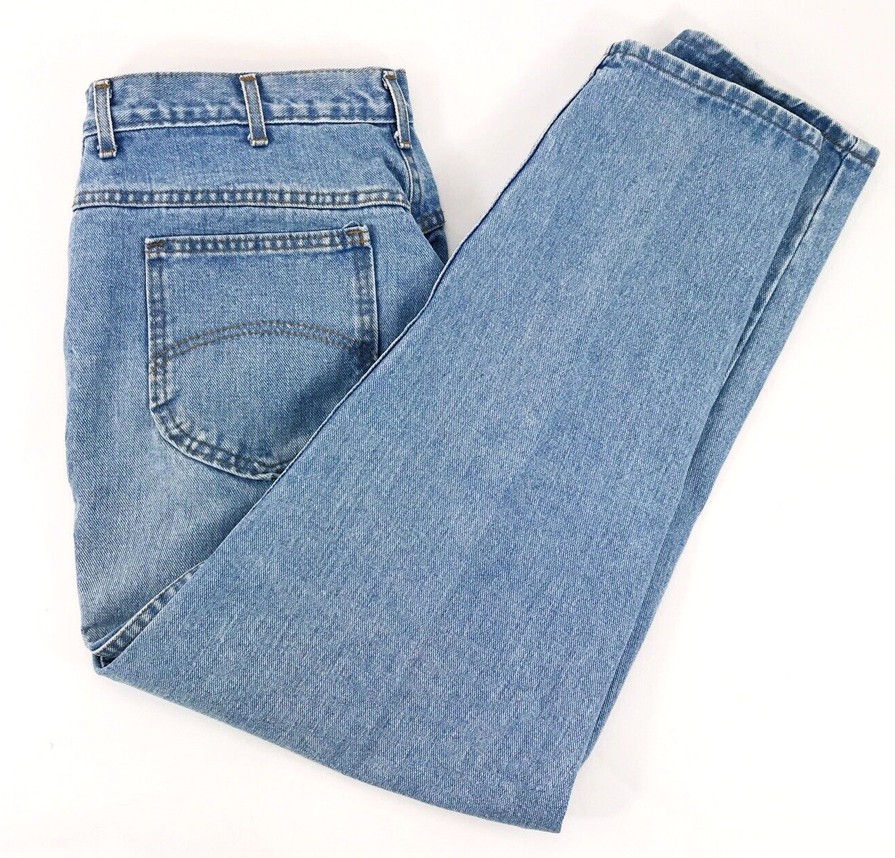 Chic Jeans Women’s 18 WP 34 x 28 Vintage 80’s Blue Tapered Leg High Waist Mom