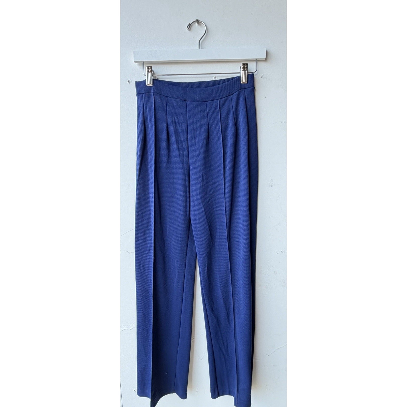 VINTAGE *NEW* 1960’s Women’s Navy Blue Stretch Double Knit Nylon Pants Size 12