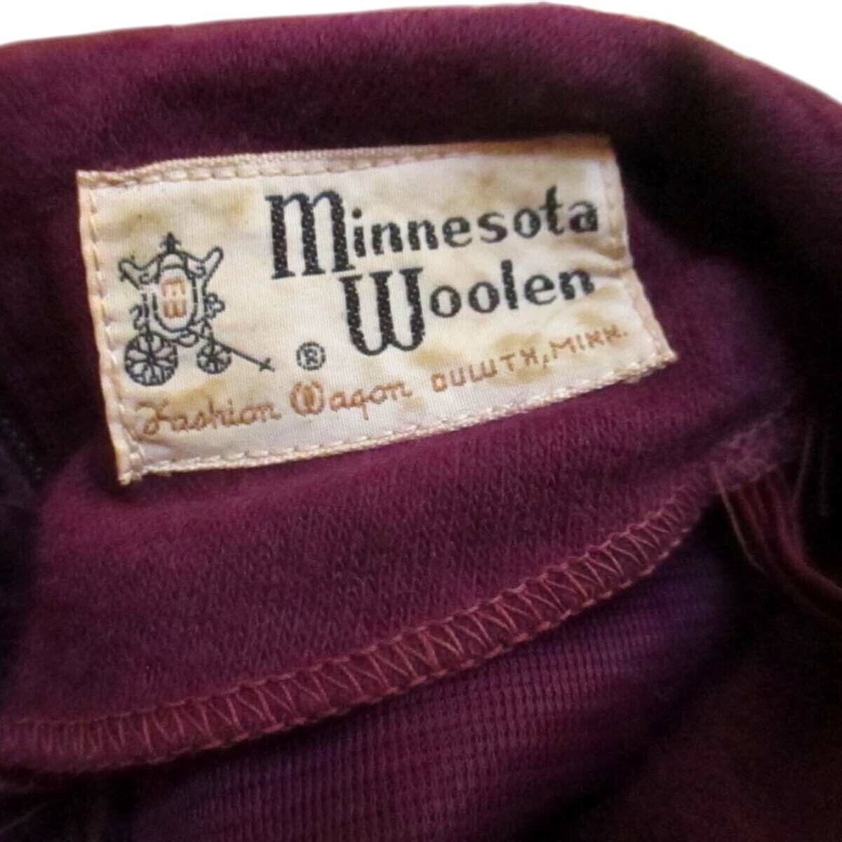 1970’s Women’s Dress 6 Small Vintage Minnesota Woolens Purple Belted