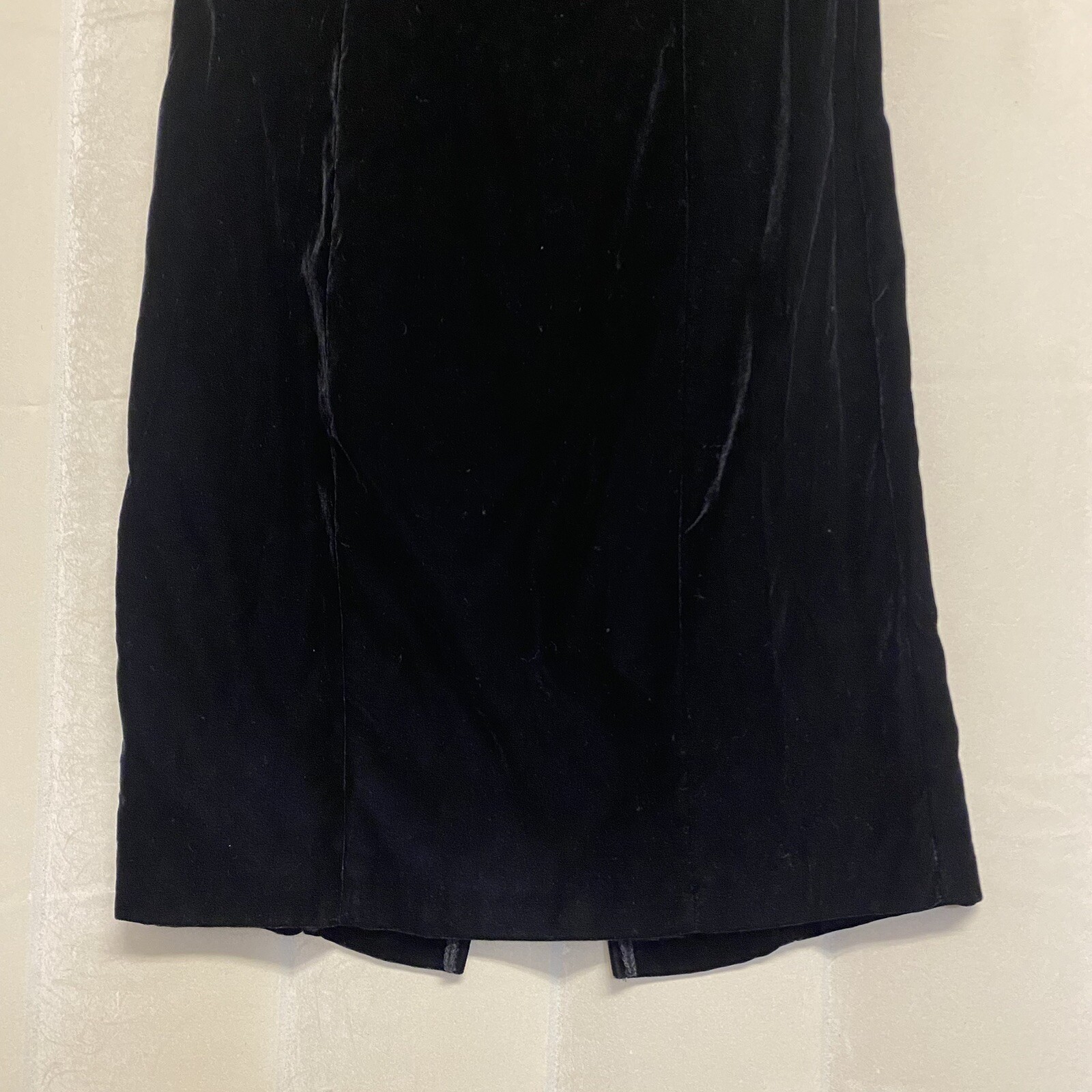 Vintage Velvet Velour Dress Strapless Size 12 Whimsigoth Fairy Grunge 90s Witchy