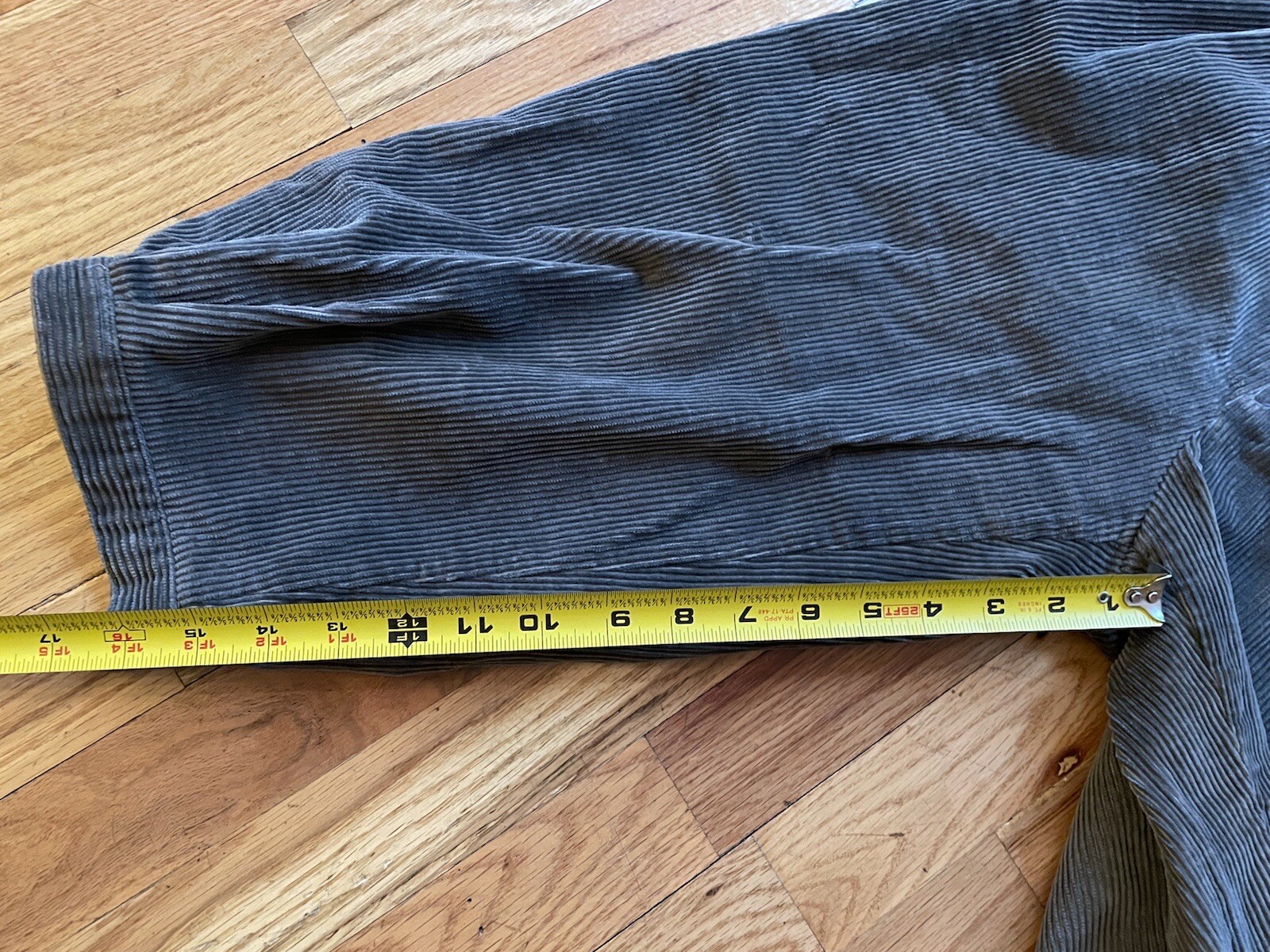 Vintage Happy Legs peddle pusher pants corduroy grey/brown 24”