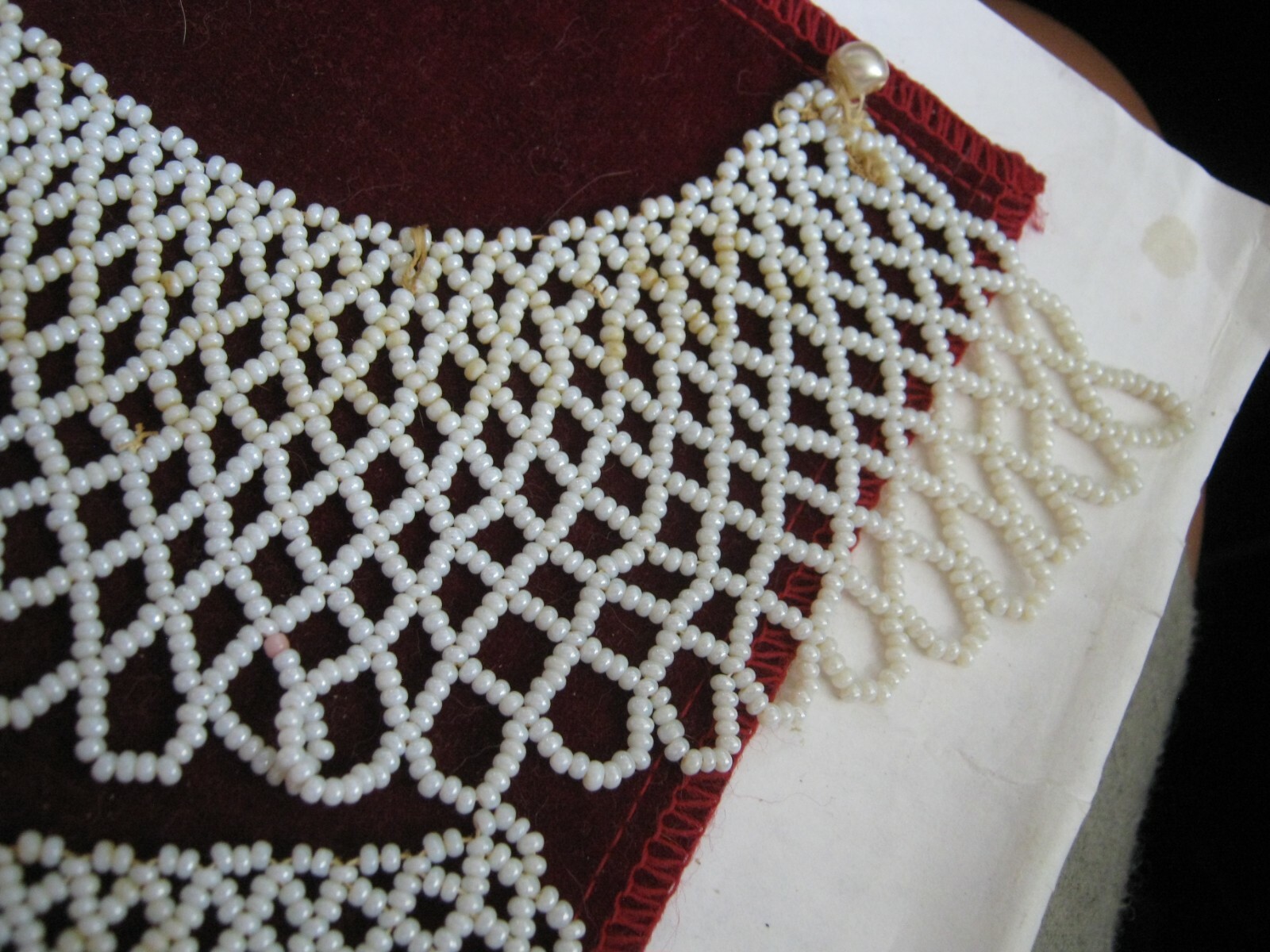 Hand Made in Italy 1950s BAAR & BEARDS Inc NYC a „Top Hit” Creation Pearl Collar